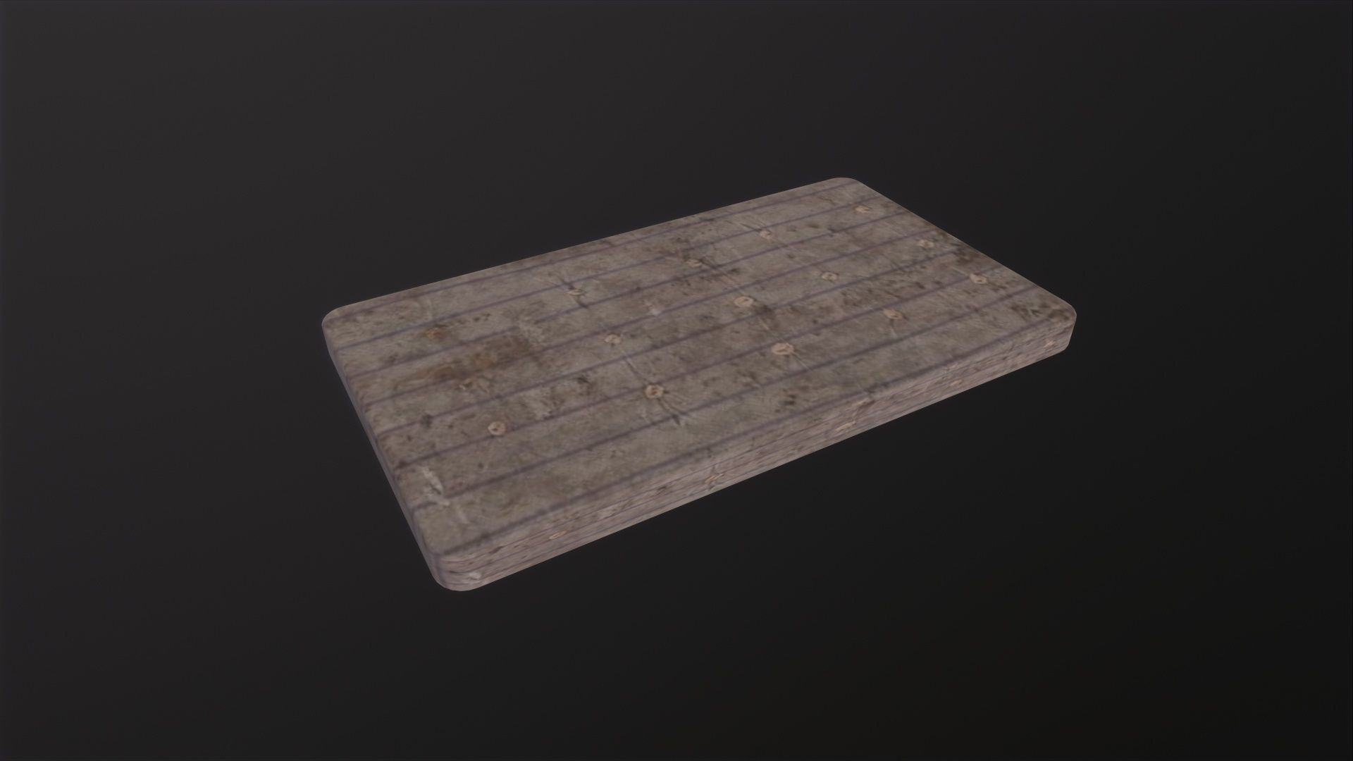 old mattress 3D Model Low-poly 3D model_5