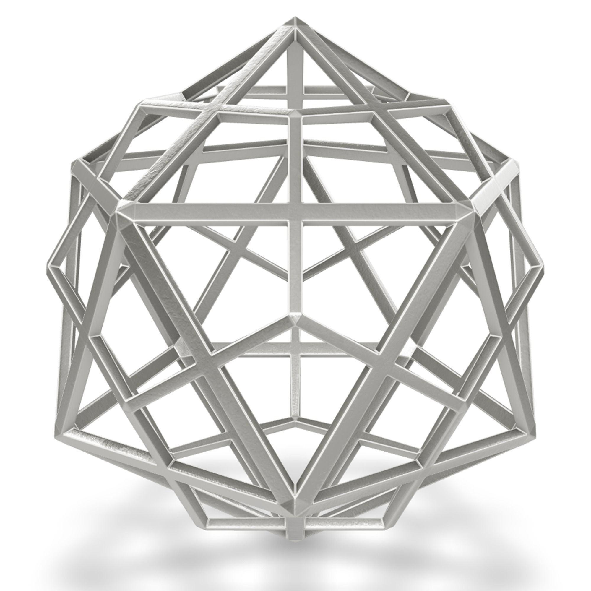 Decoration item 6 Low-poly 3D model_2