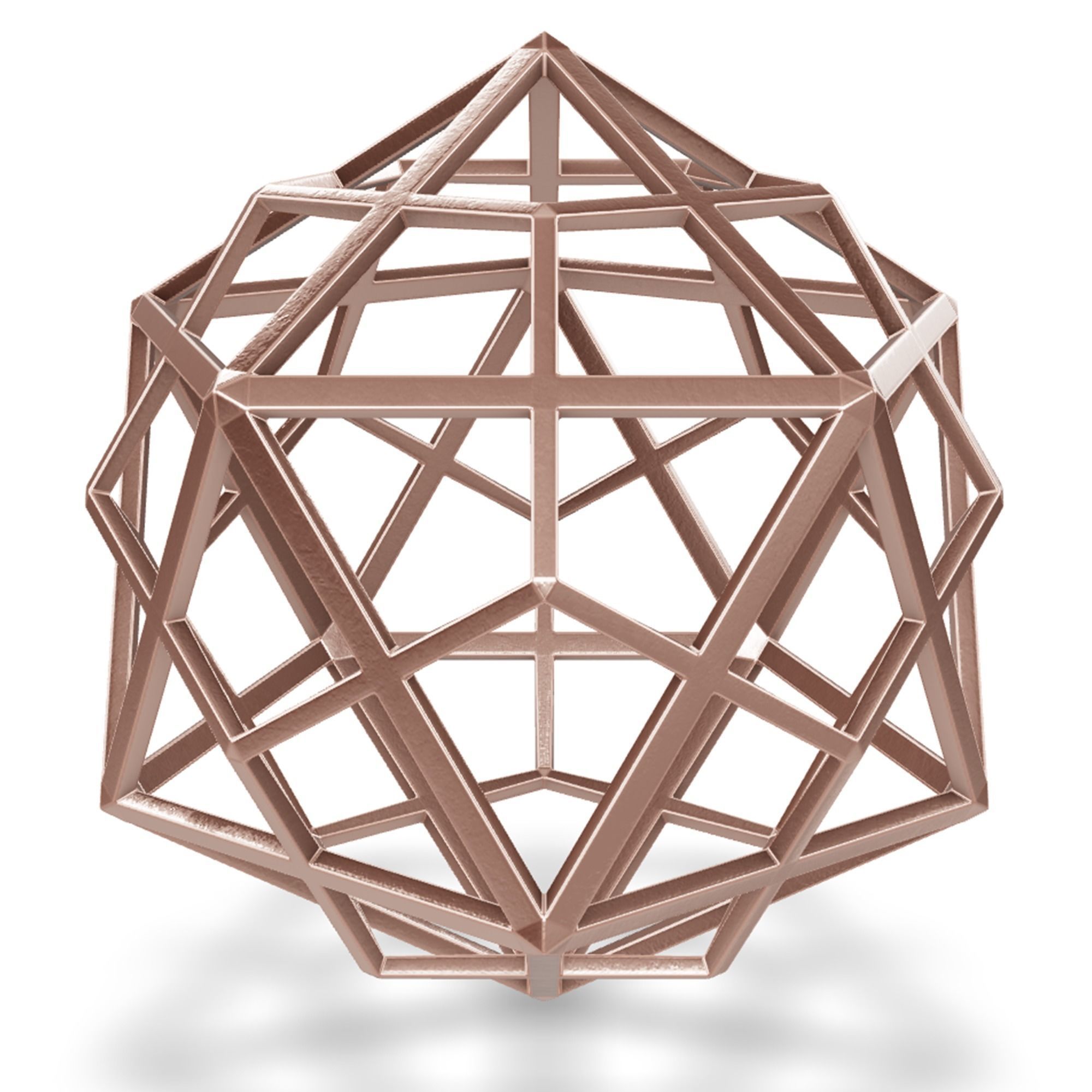 Decoration item 6 Low-poly 3D model_1