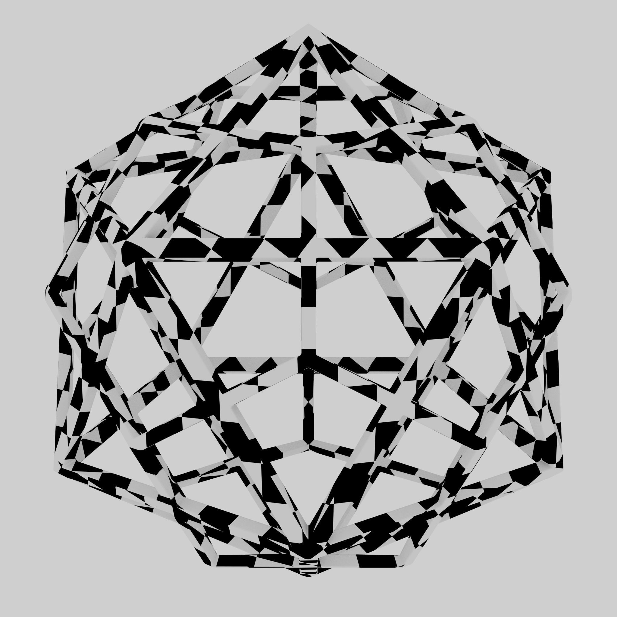 Decoration item 6 Low-poly 3D model_5