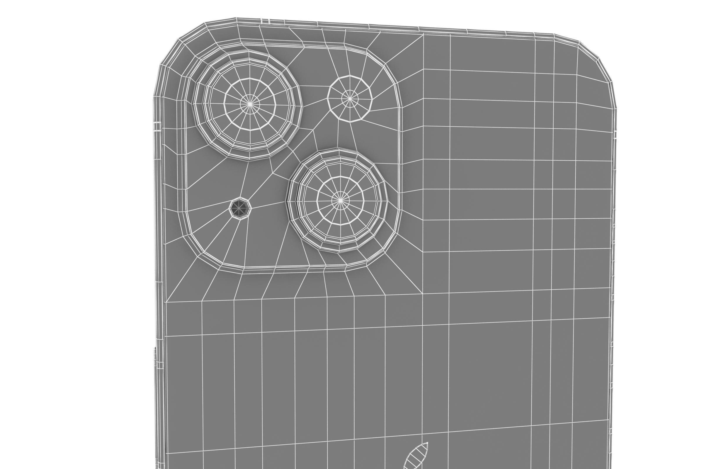 Apple iPhone 15 Green 3D model_20
