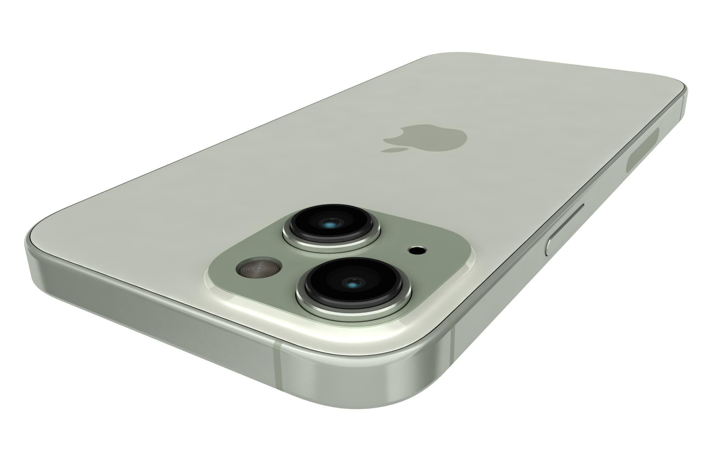Apple iPhone 15 Green 3D model_15
