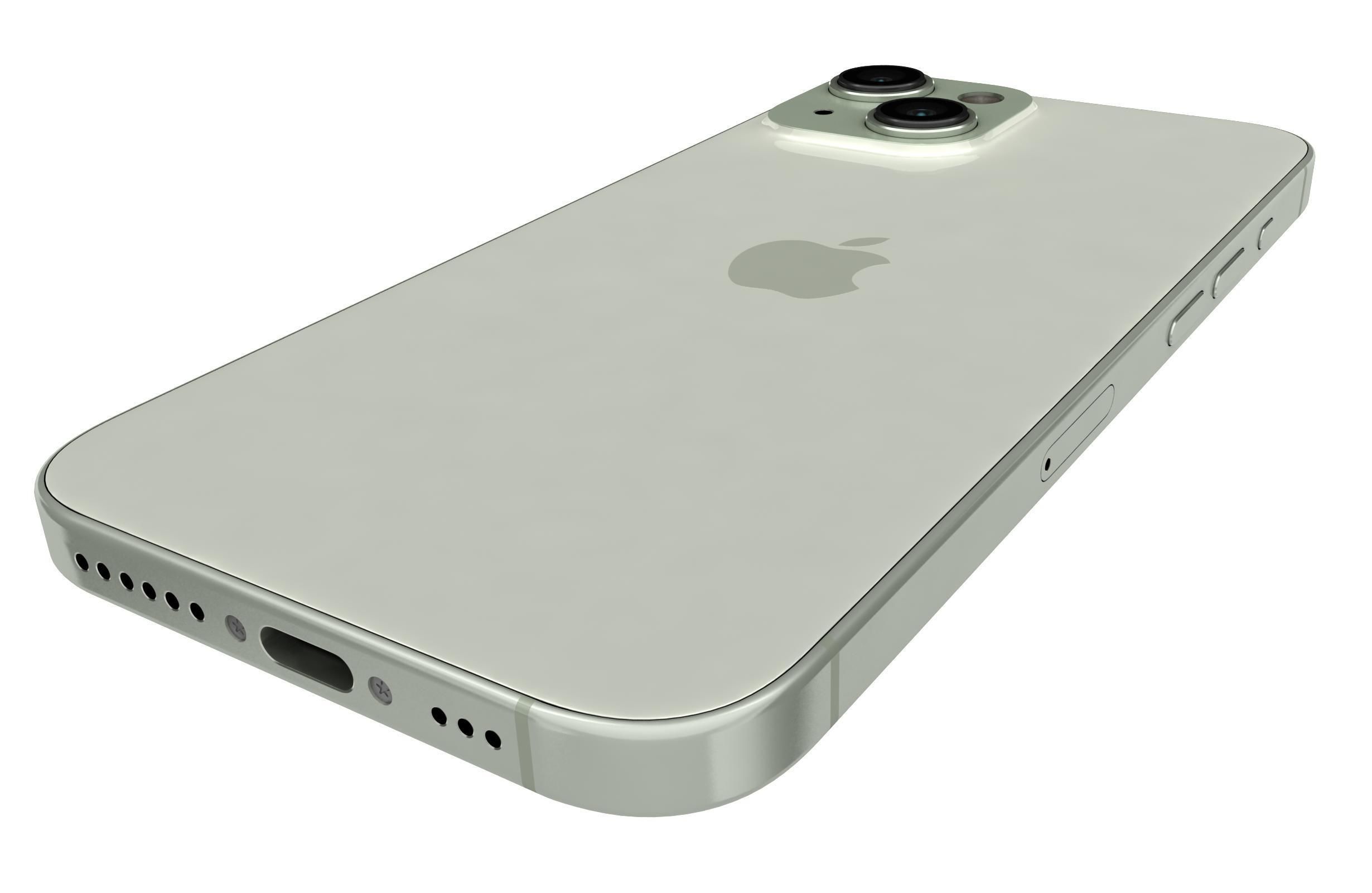 Apple iPhone 15 Green 3D model_14