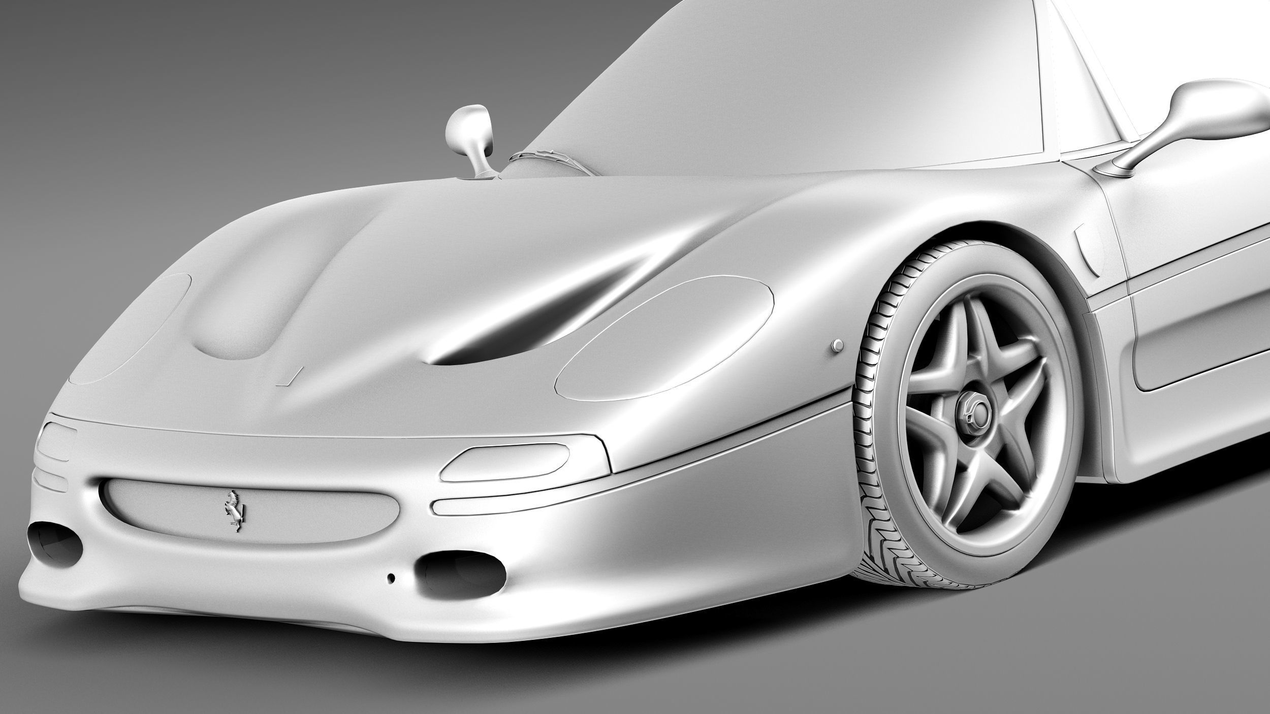 Ferrari F50 1995 3D model_10