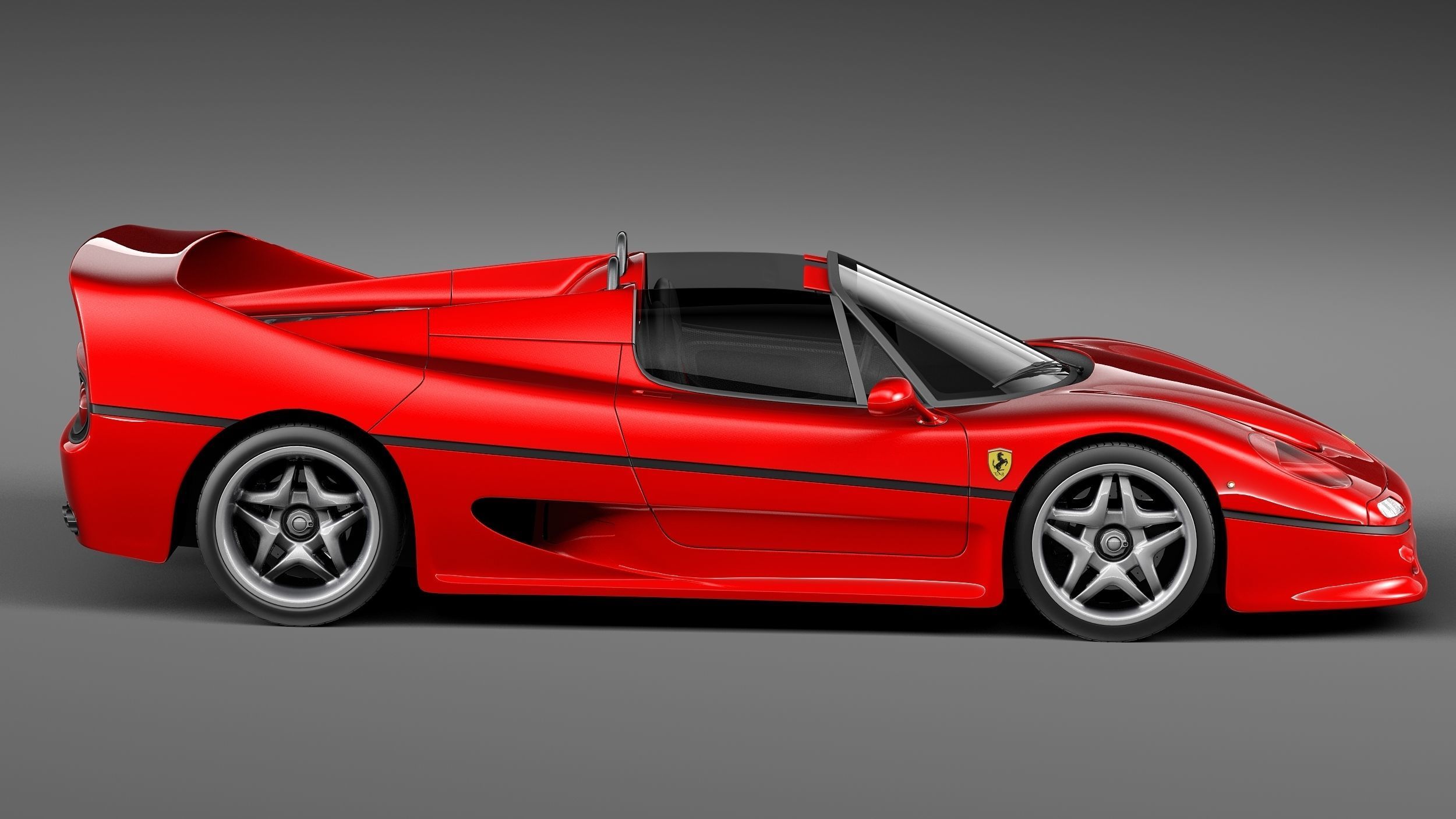 Ferrari F50 1995 3D model_6