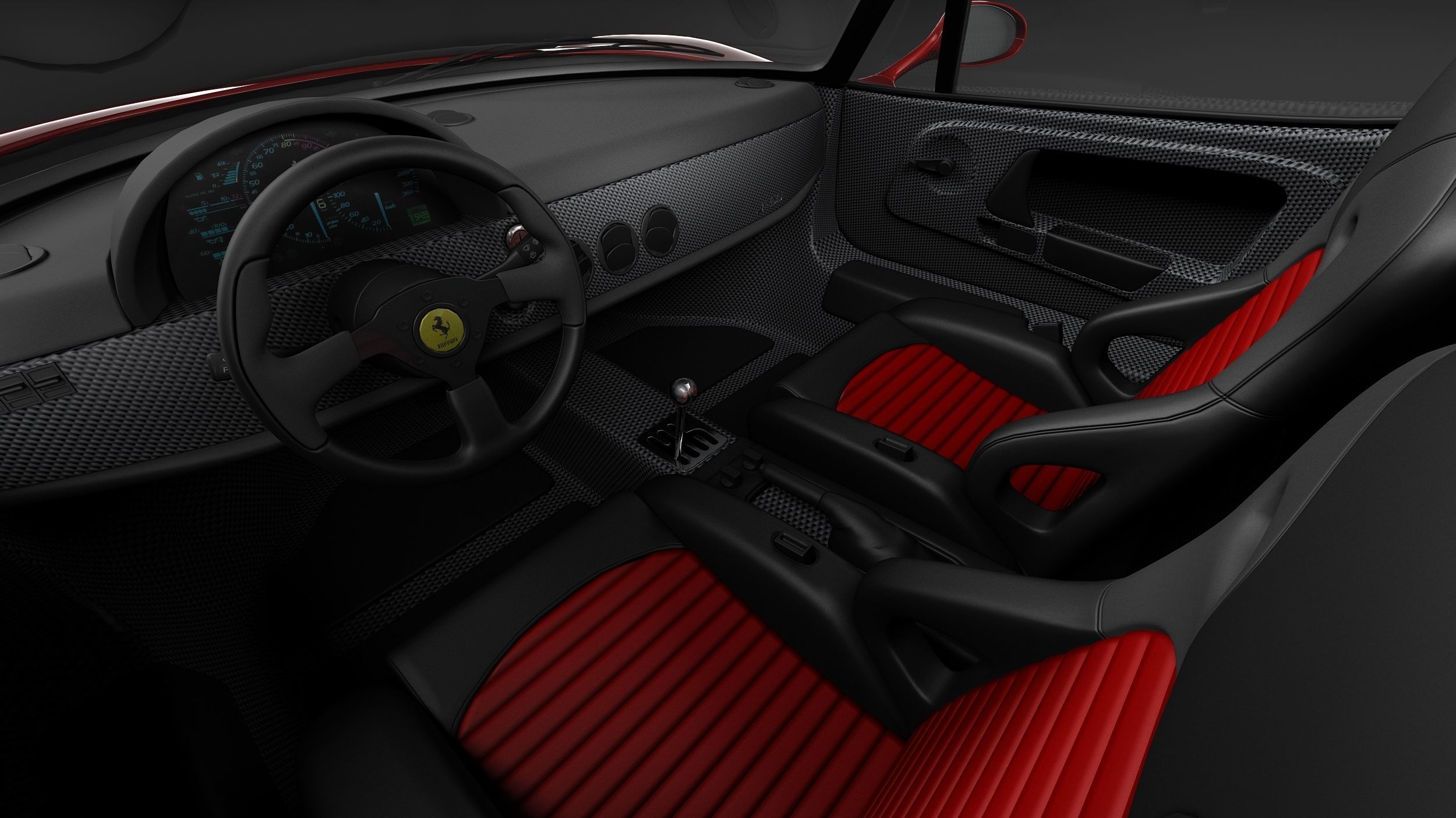 Ferrari F50 1995 3D model_16