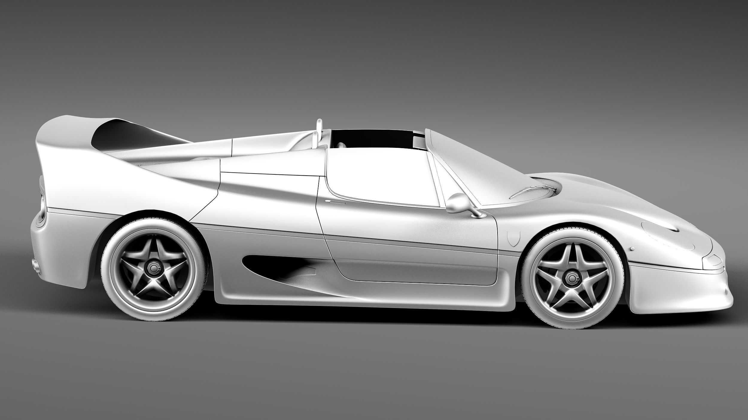 Ferrari F50 1995 3D model_14