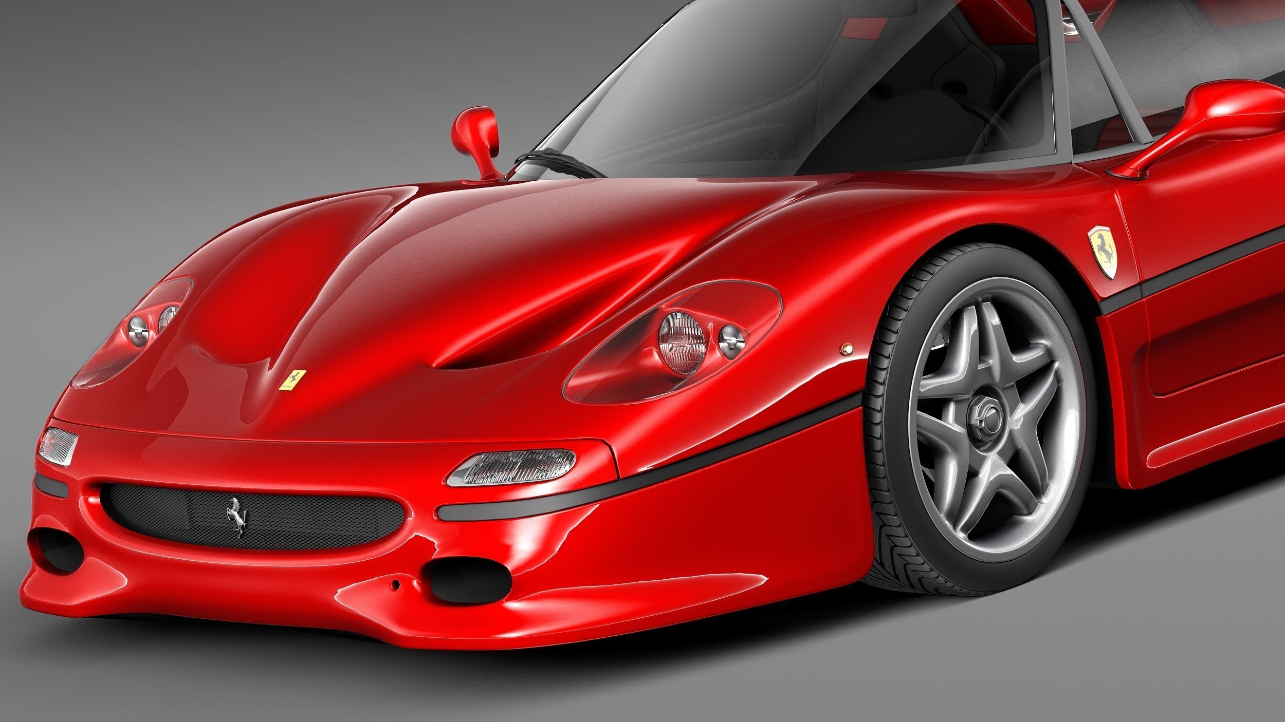 Ferrari F50 1995 3D model_2