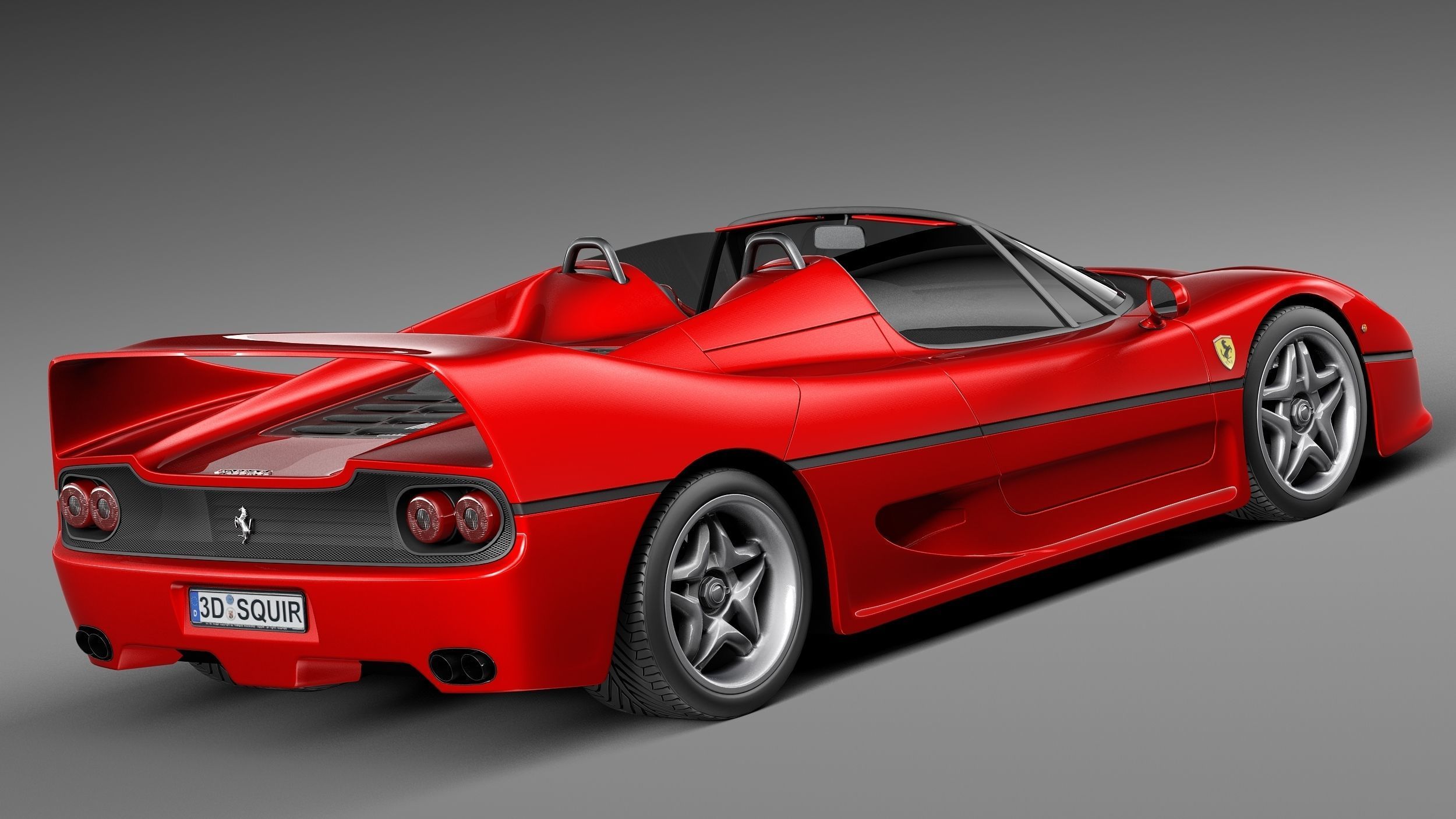 Ferrari F50 1995 3D model_4