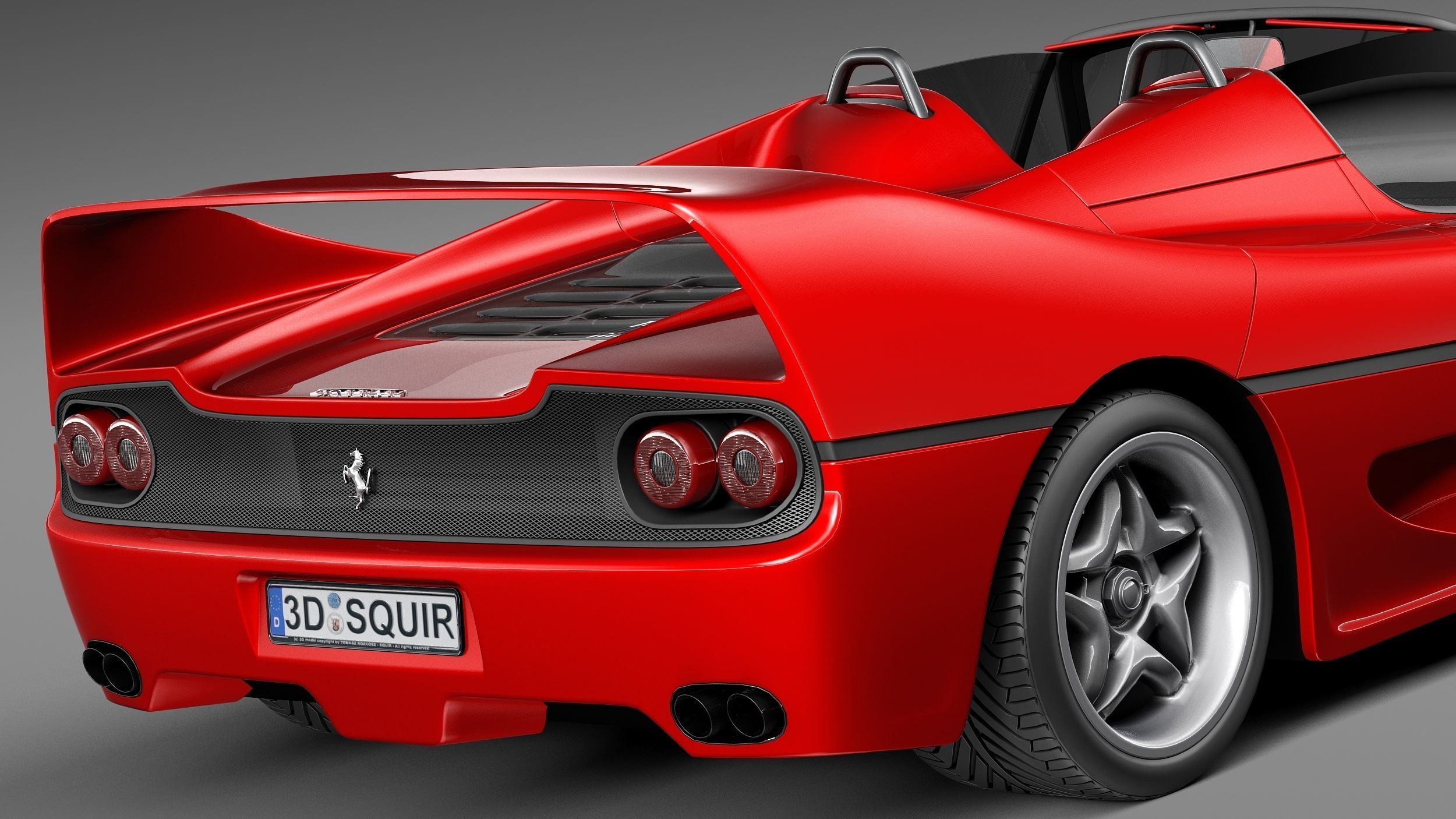 Ferrari F50 1995 3D model_3
