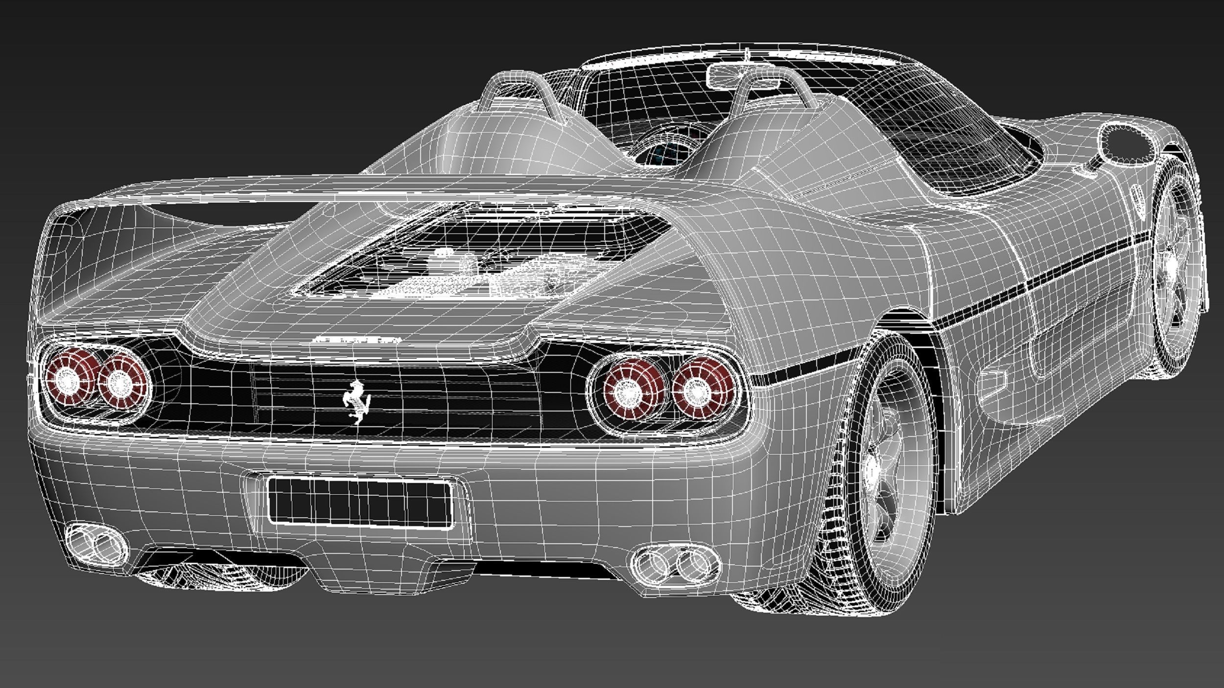 Ferrari F50 1995 3D model_18
