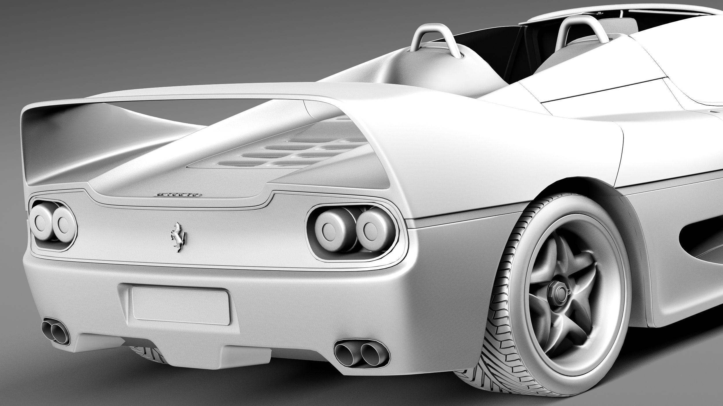 Ferrari F50 1995 3D model_11