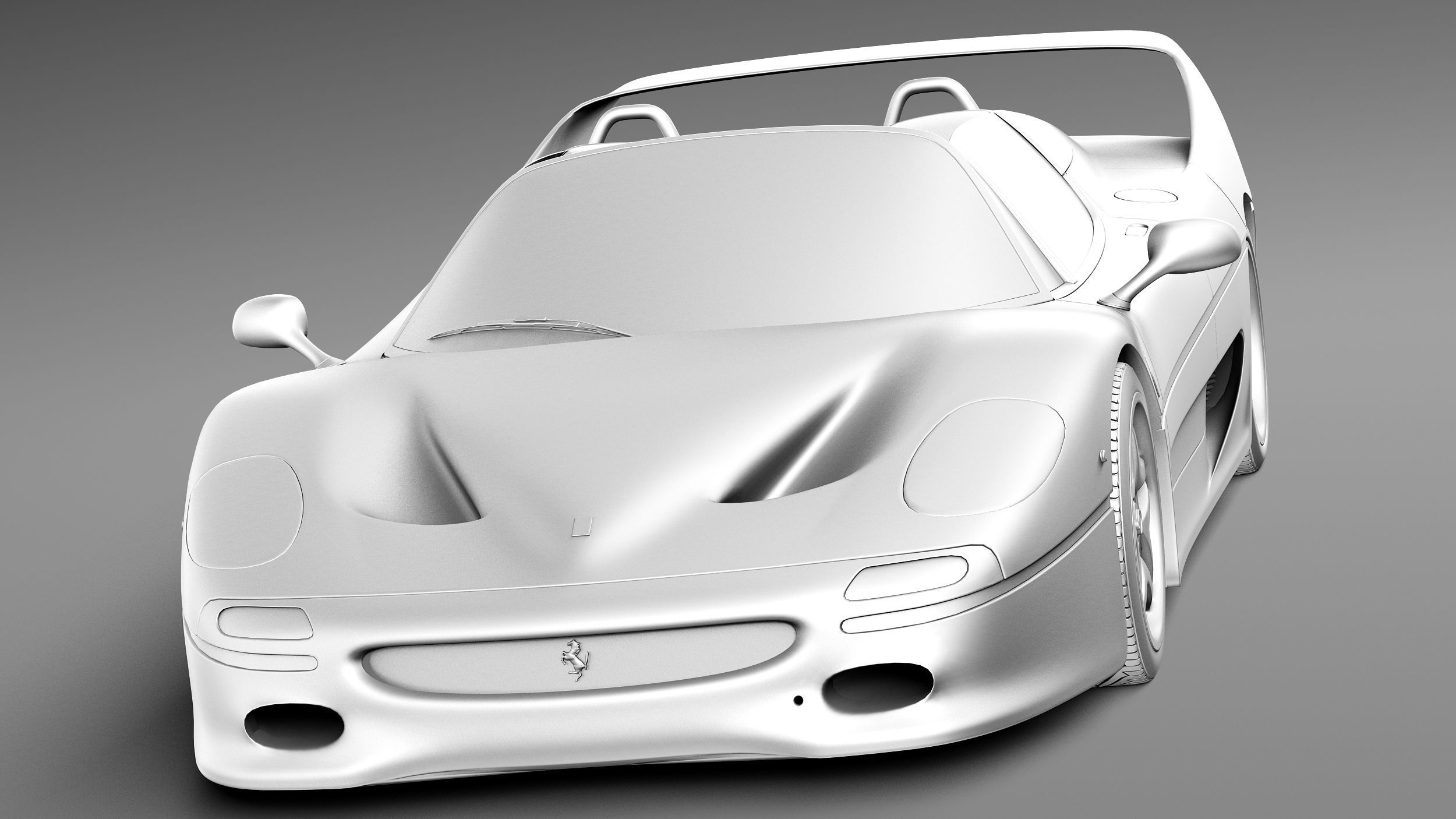 Ferrari F50 1995 3D model_9