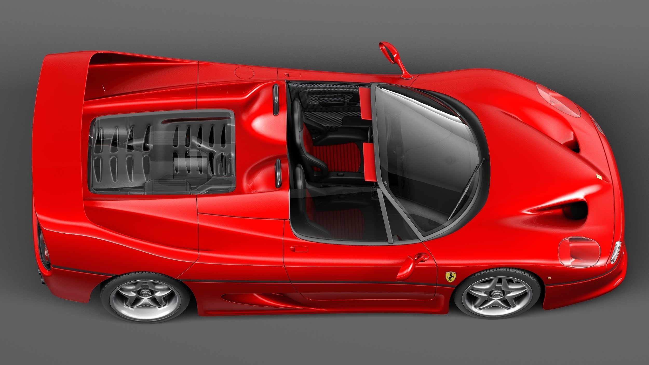 Ferrari F50 1995 3D model_7