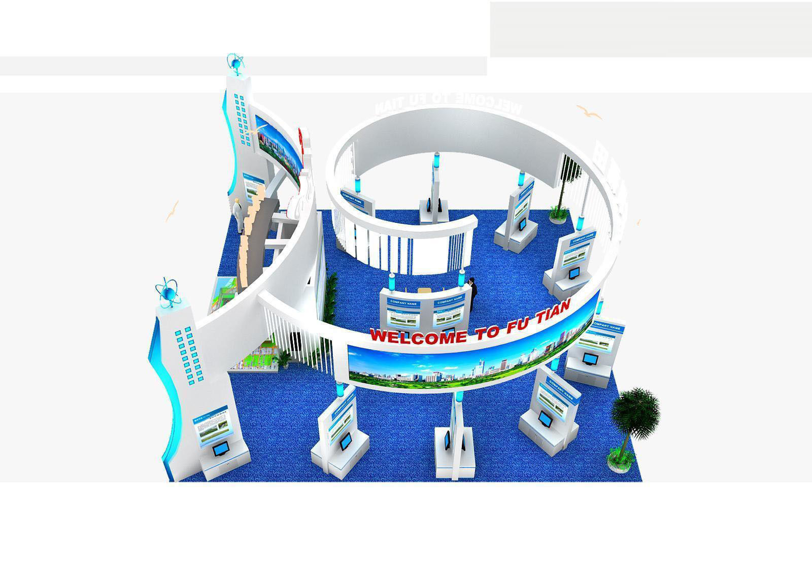 Exhibition - Area - 15X14-3DMAX2009-05 3D model_2