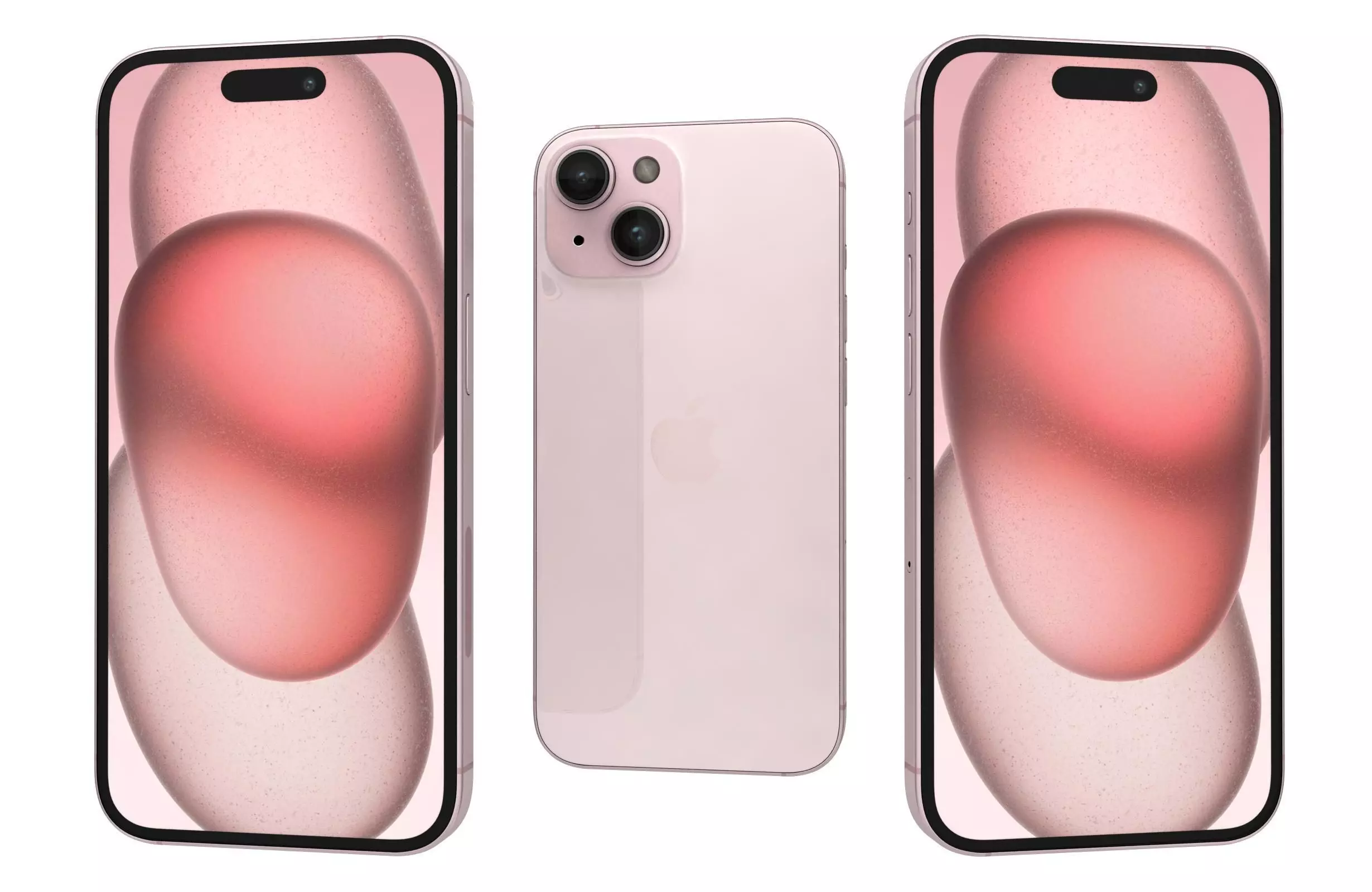 Apple iPhone 15 Pink 3D model_0
