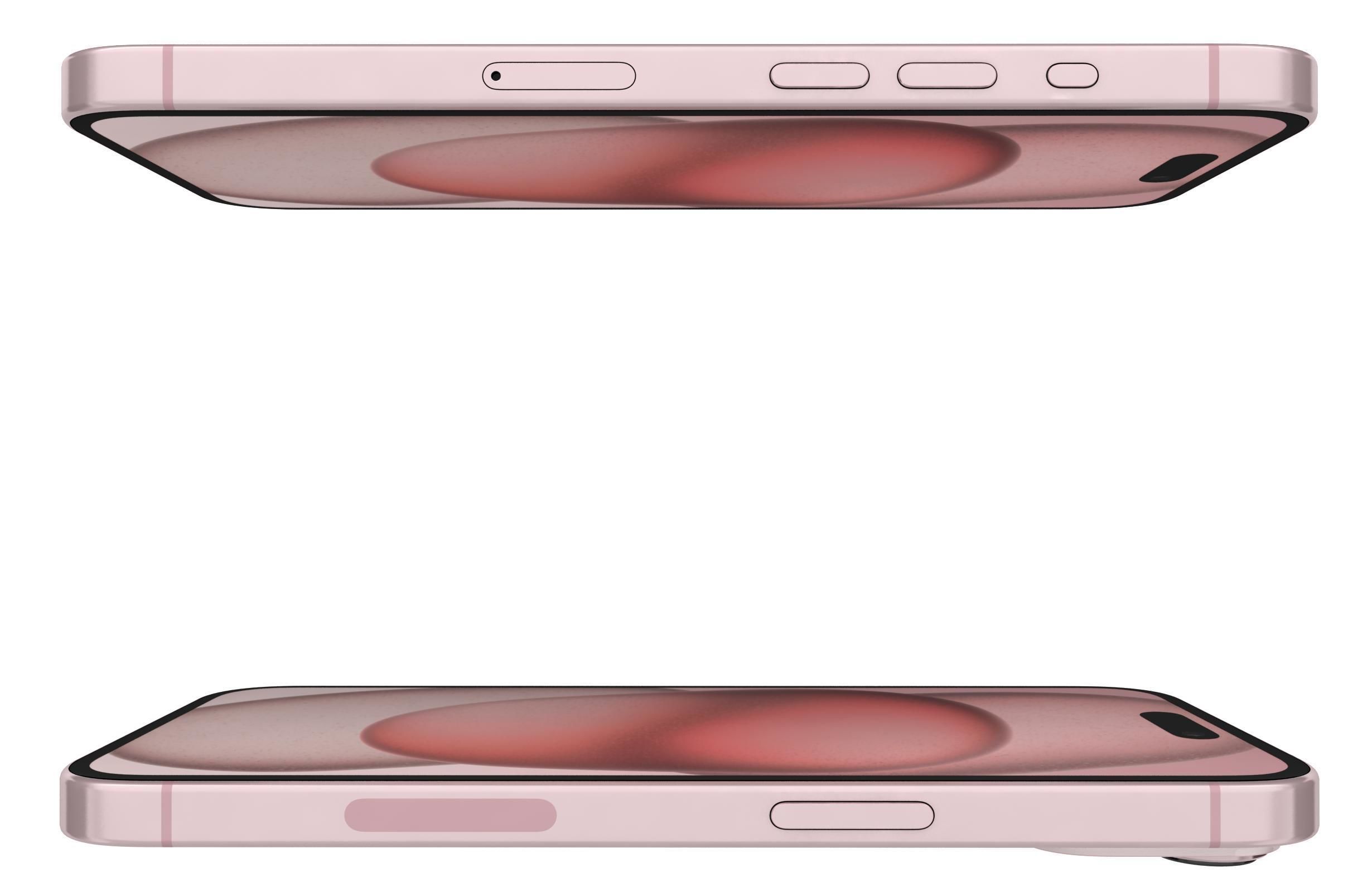 Apple iPhone 15 Pink 3D model_9