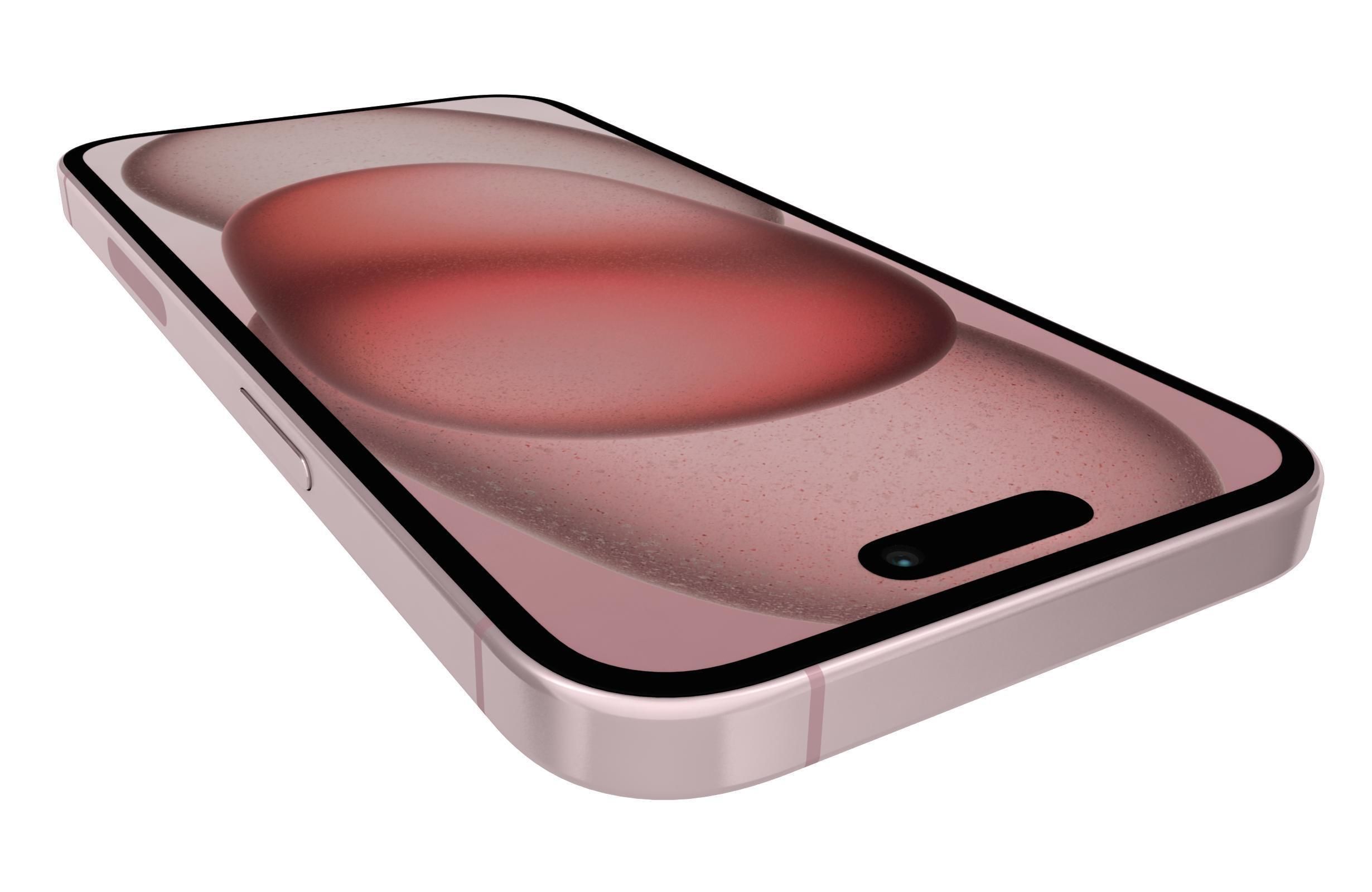 Apple iPhone 15 Pink 3D model_13
