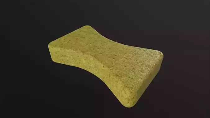 Sponge 3D Model Low-poly 3D model