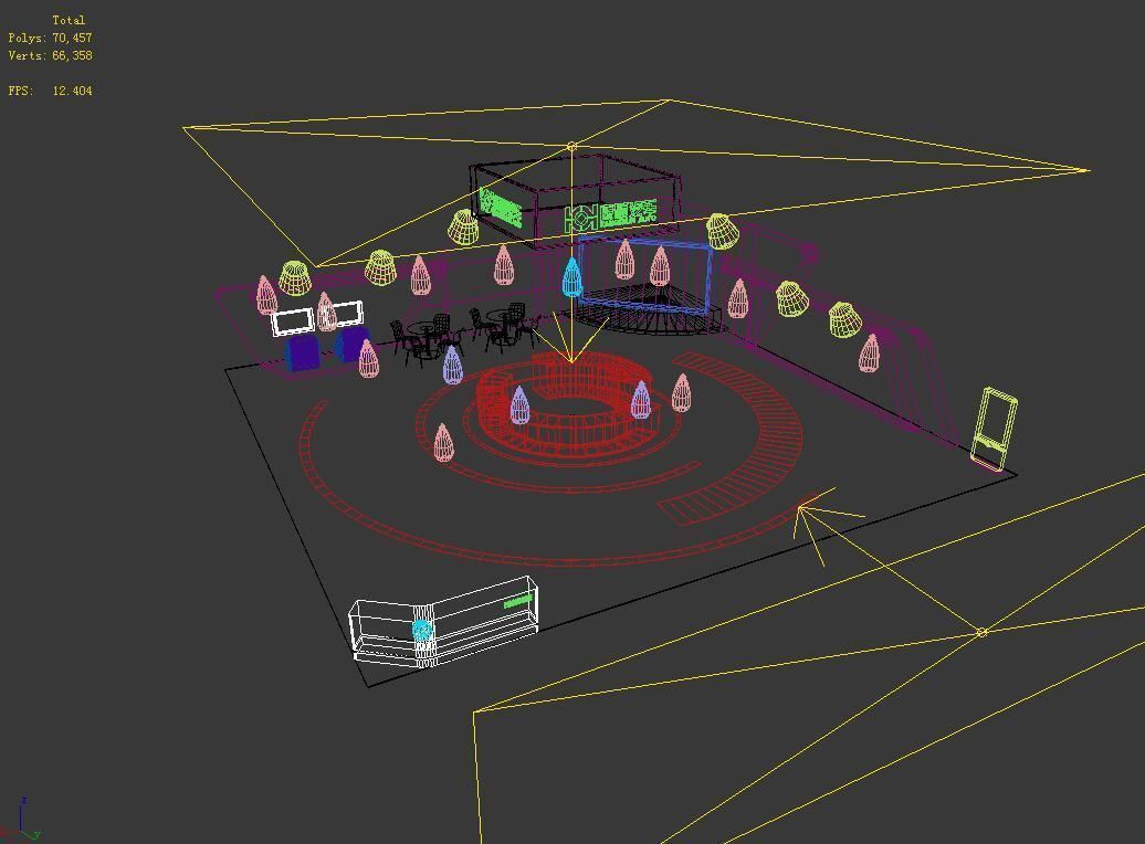 Exhibition - Area - 15X15-3DMAX2012-02 3D model_2