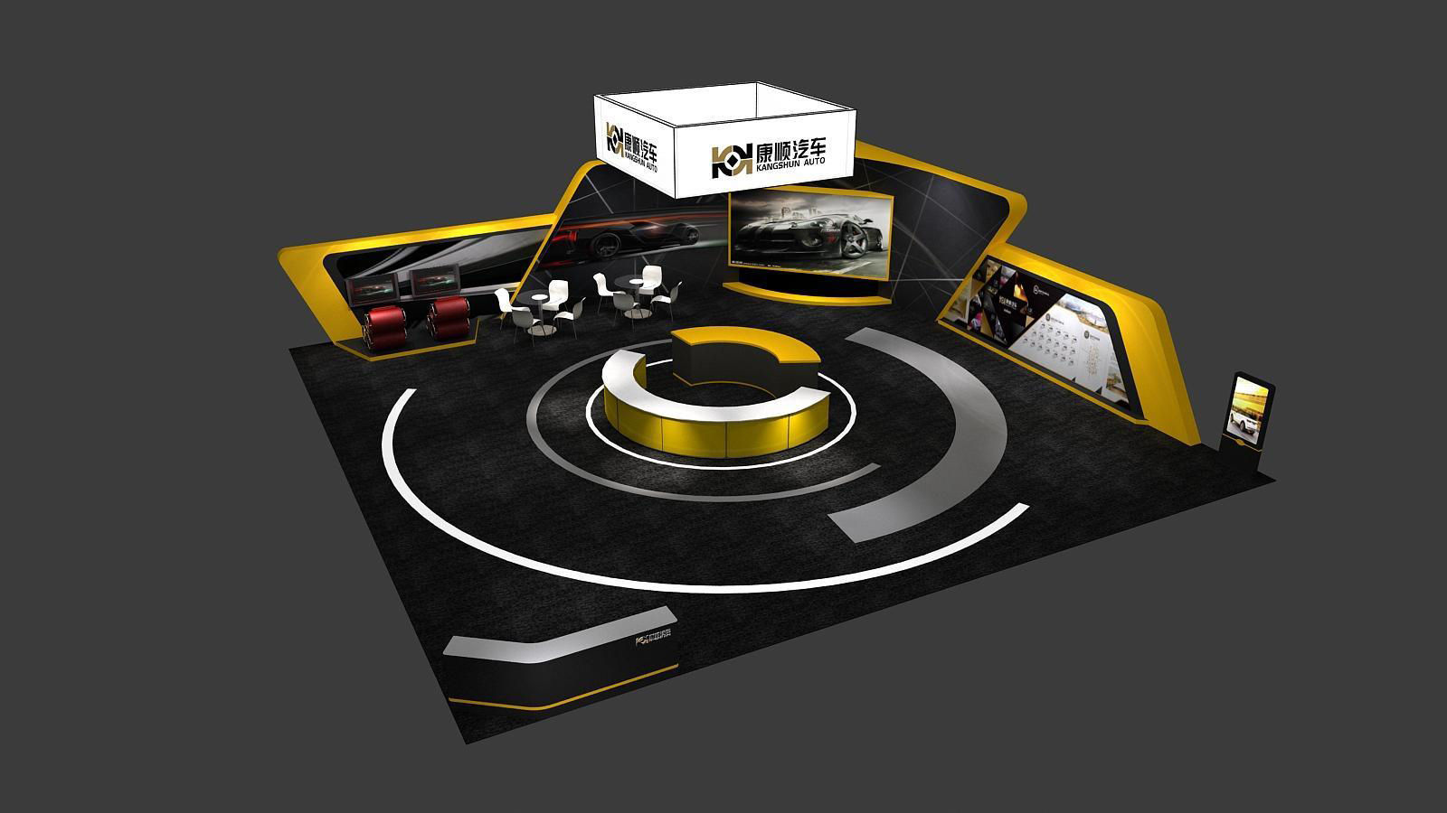 Exhibition - Area - 15X15-3DMAX2012-02 3D model_1