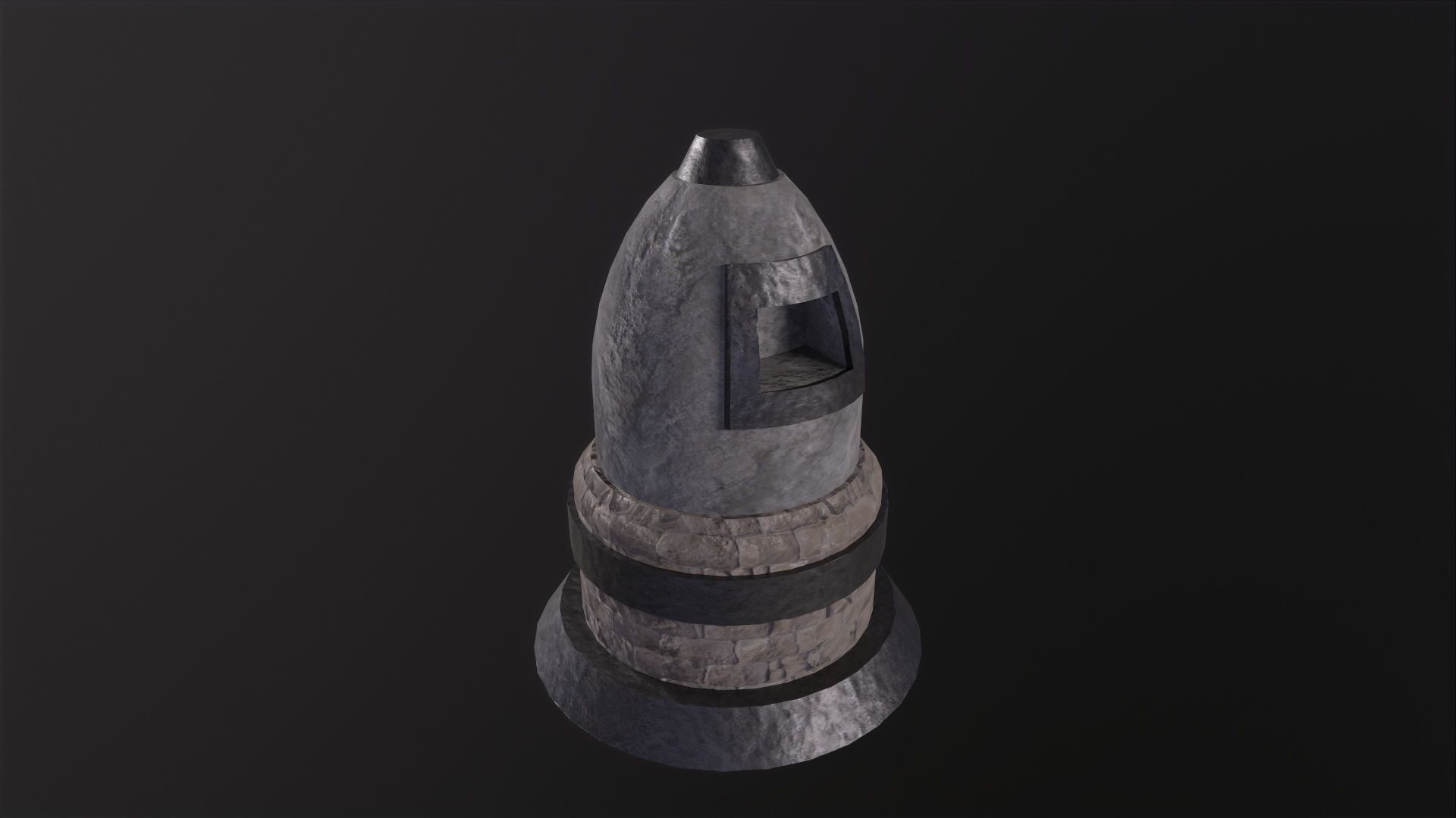 Medieval Furnace 3D Model Low-poly 3D model_2