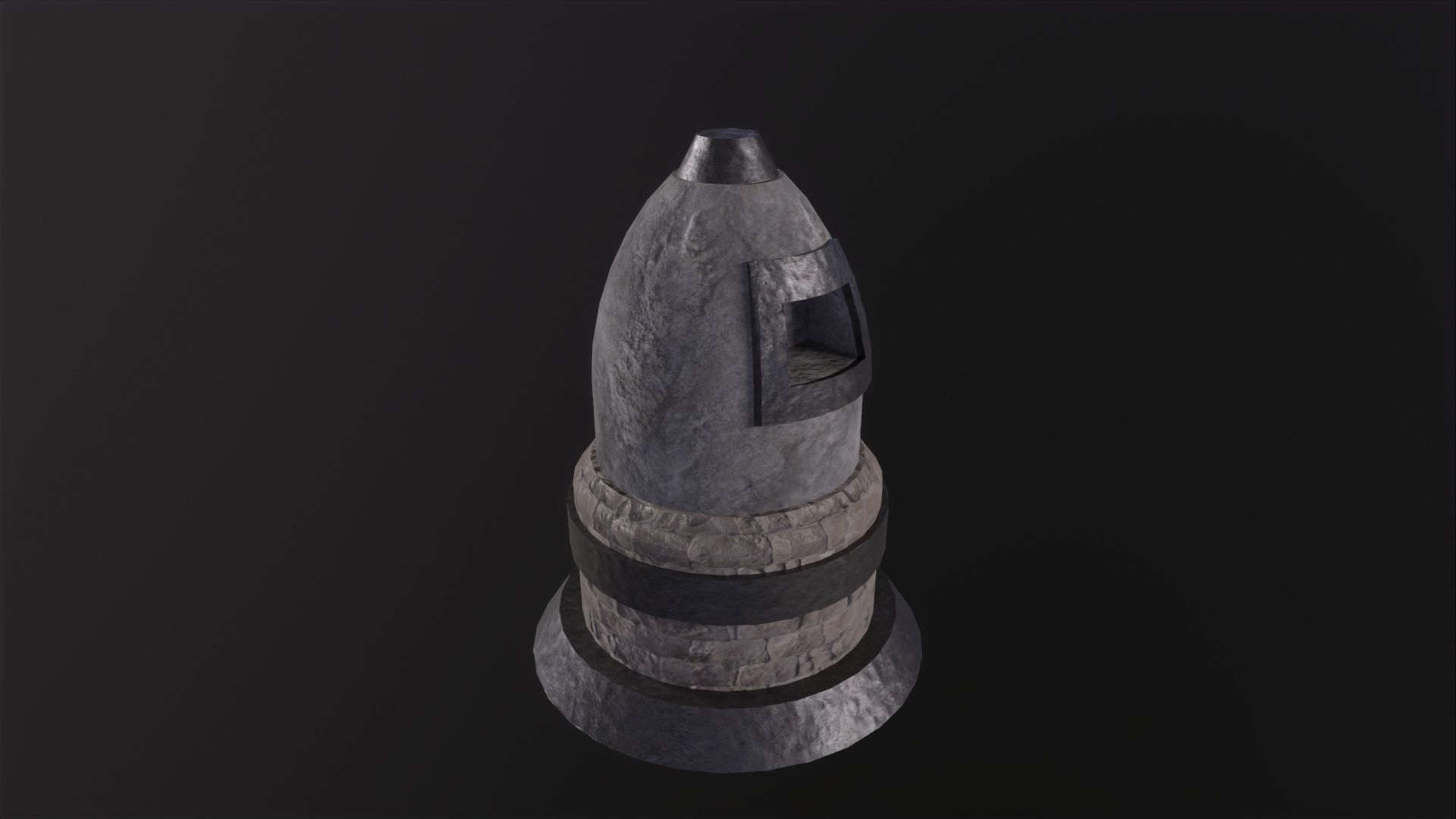 Medieval Furnace 3D Model Low-poly 3D model_4