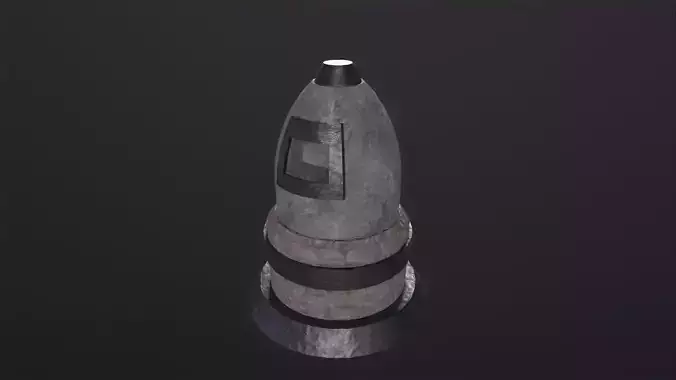 Medieval Furnace 3D Model Low-poly 3D model