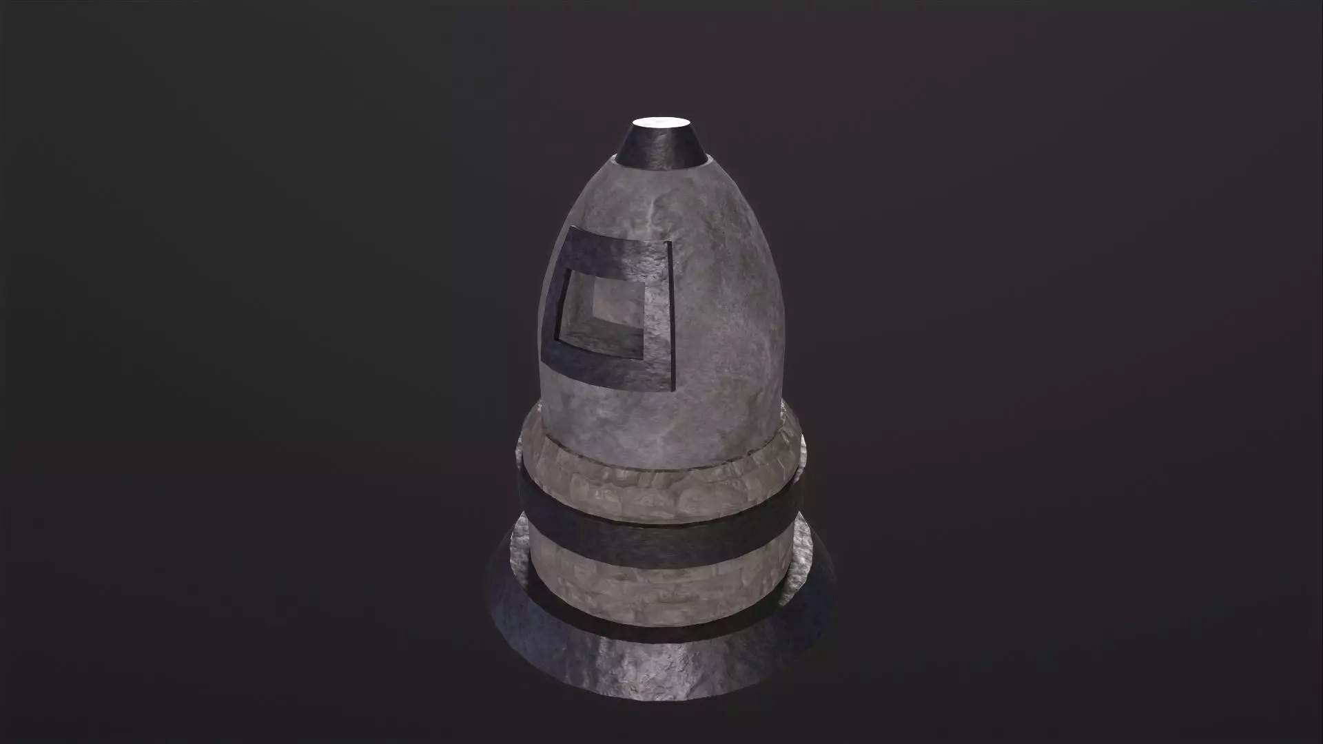 Medieval Furnace 3D Model Low-poly 3D model_0