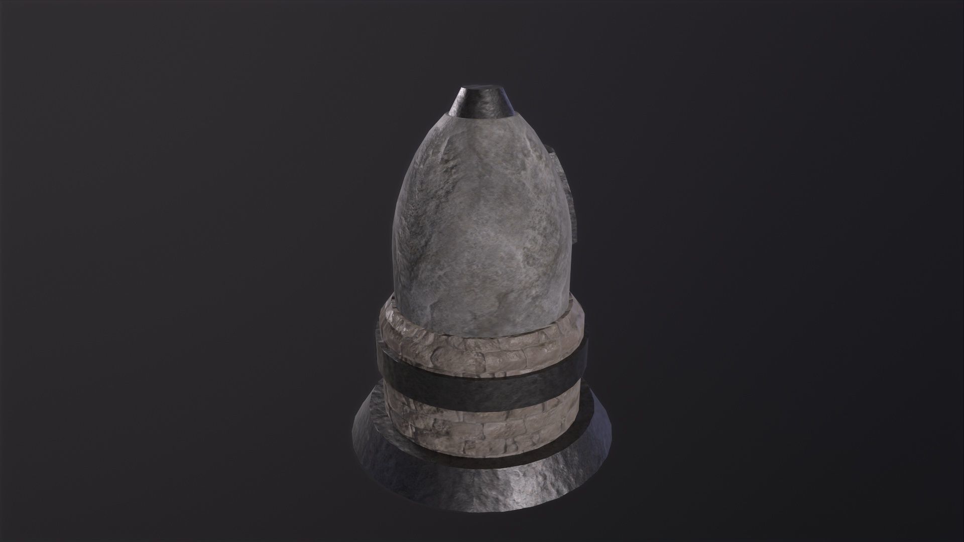 Medieval Furnace 3D Model Low-poly 3D model_6