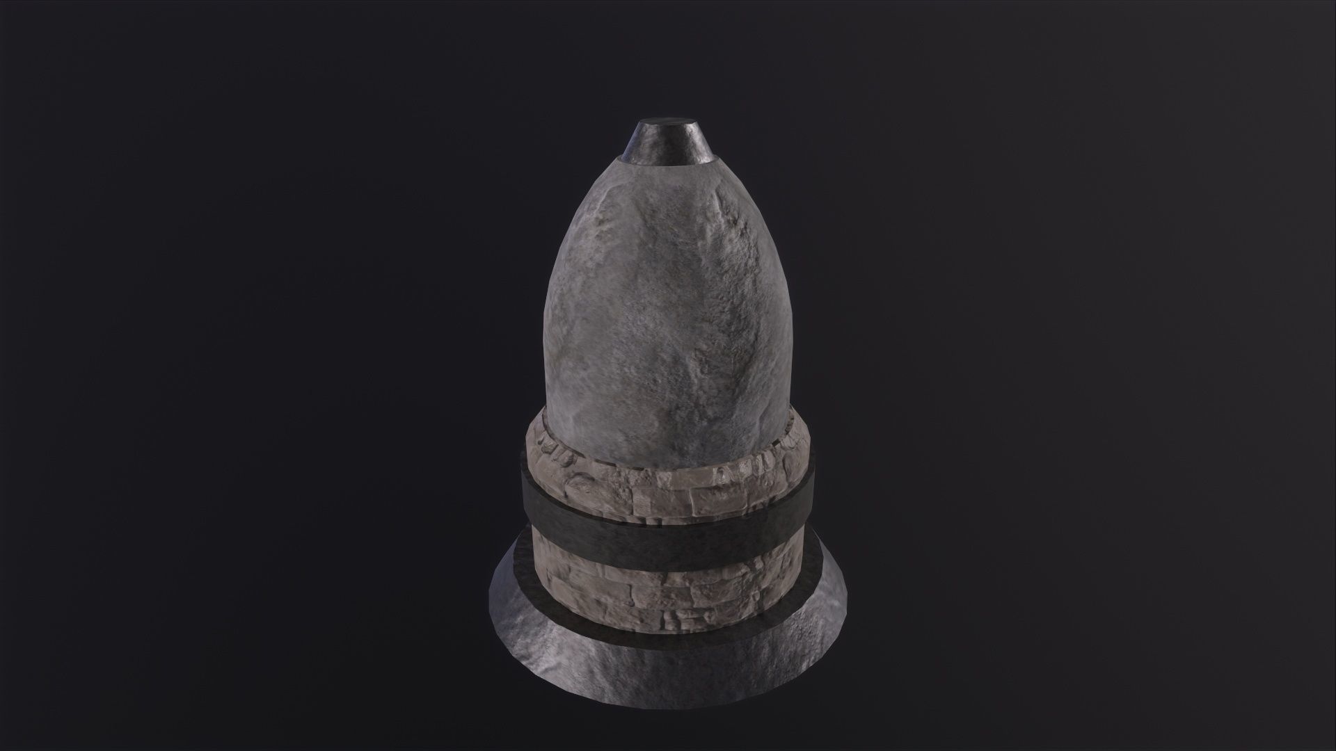 Medieval Furnace 3D Model Low-poly 3D model_5