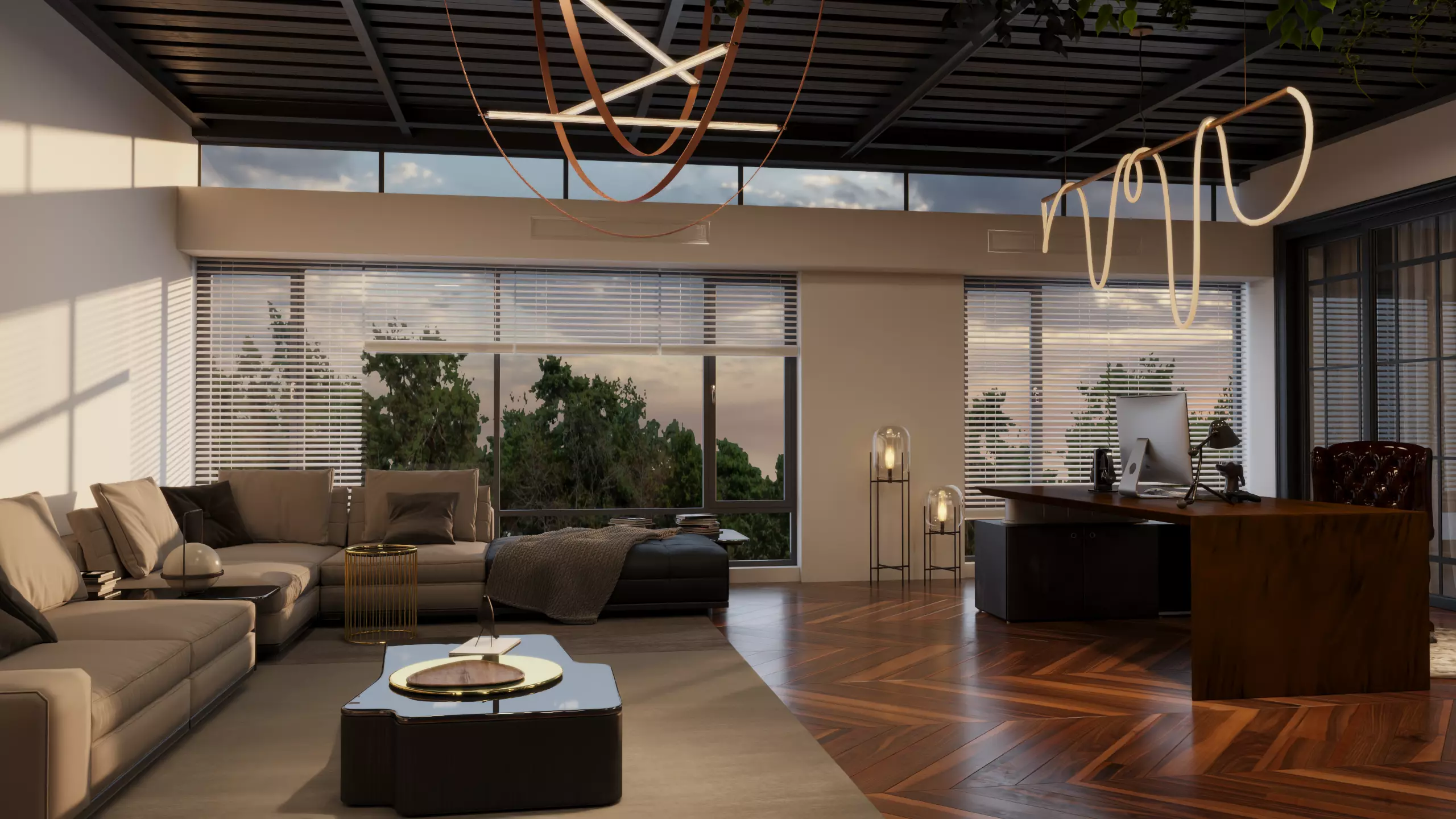 office Industrial Scene 3ds max 3D model