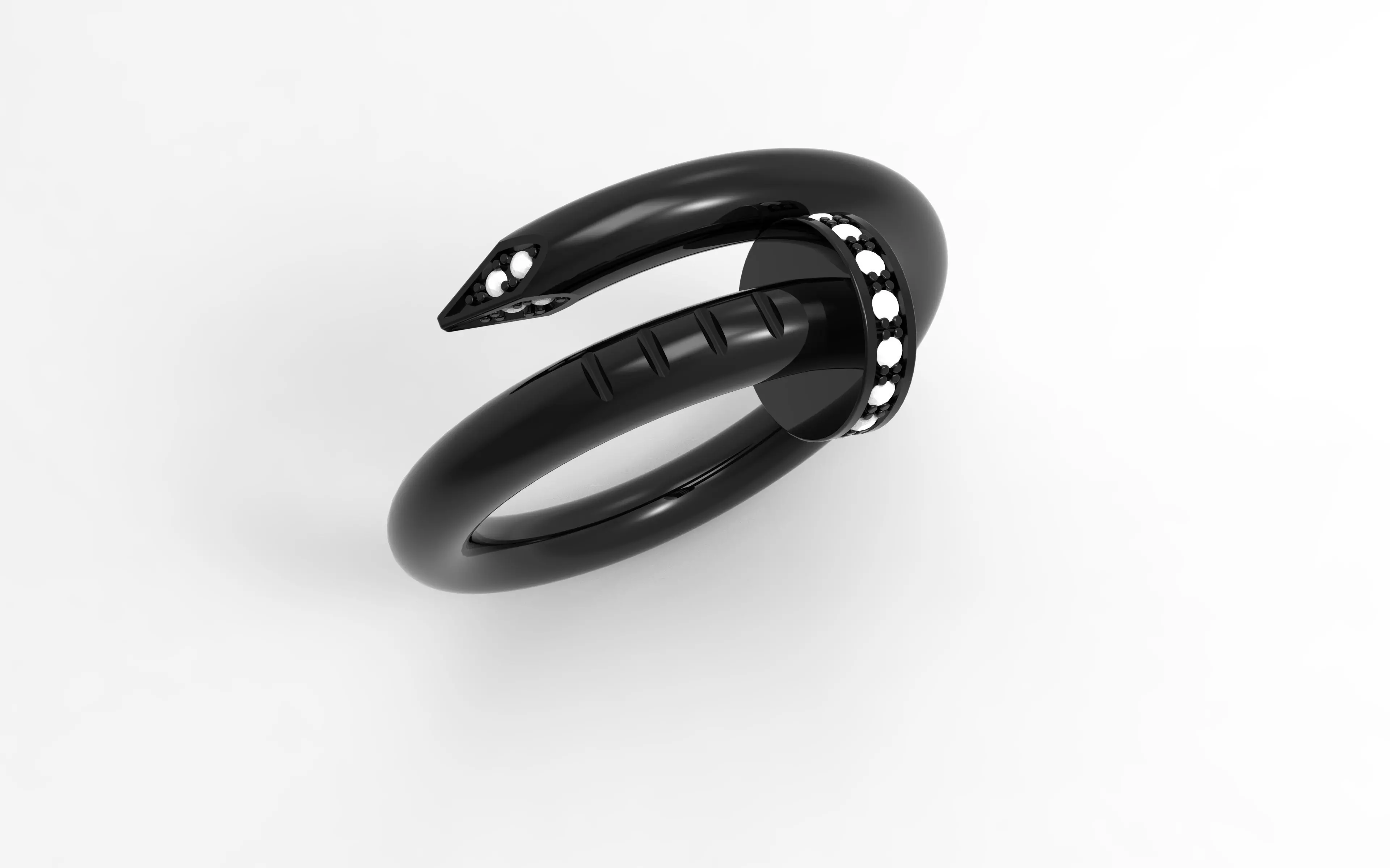Nail Ring 16 5 mm 3D print model_5