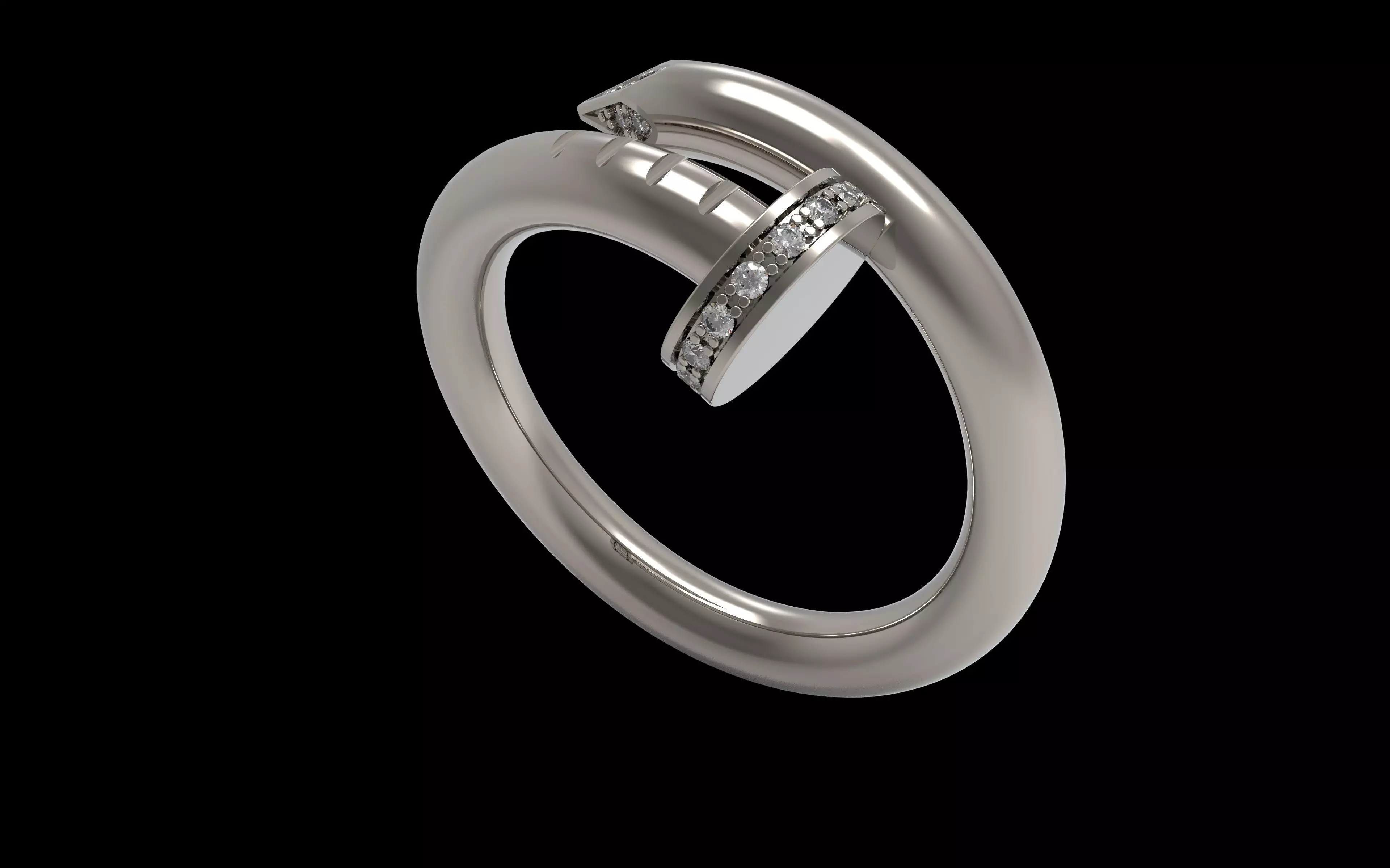 Nail Ring 16 5 mm 3D print model_13