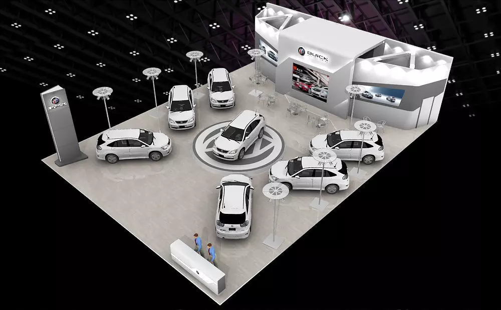 Exhibition - Area - 15X20-3DMAX2009-01 3D model