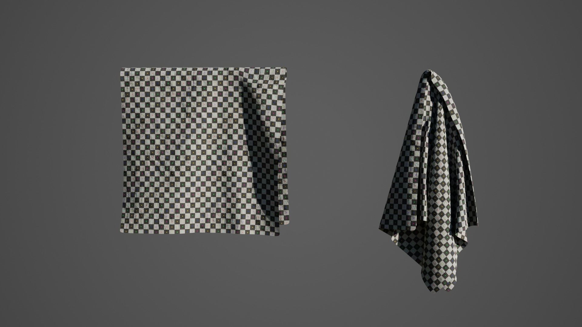 Beach Towel Pack 01 Low-poly 3D model_17