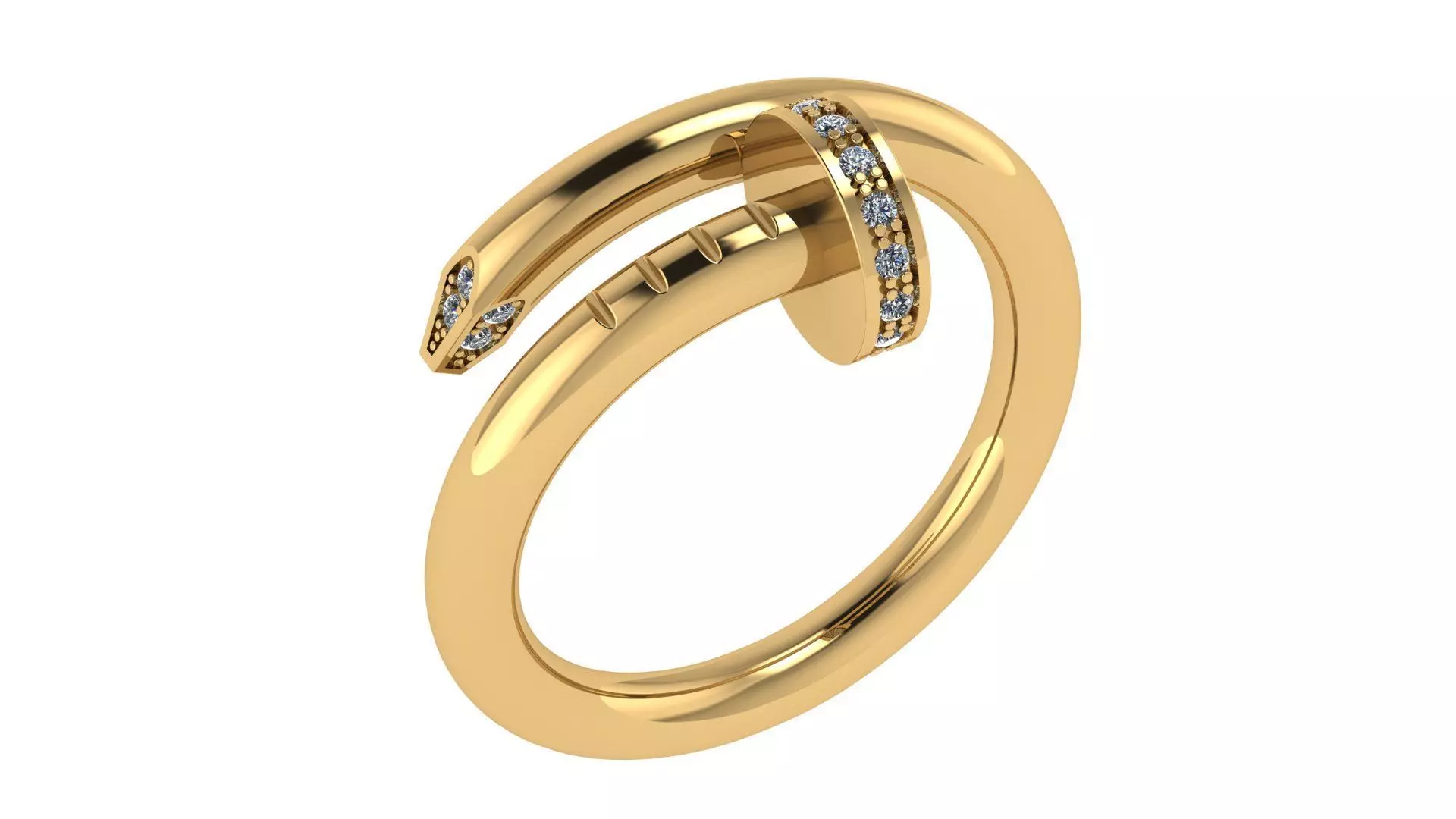 Nail Ring 17 5mm 3D print model
