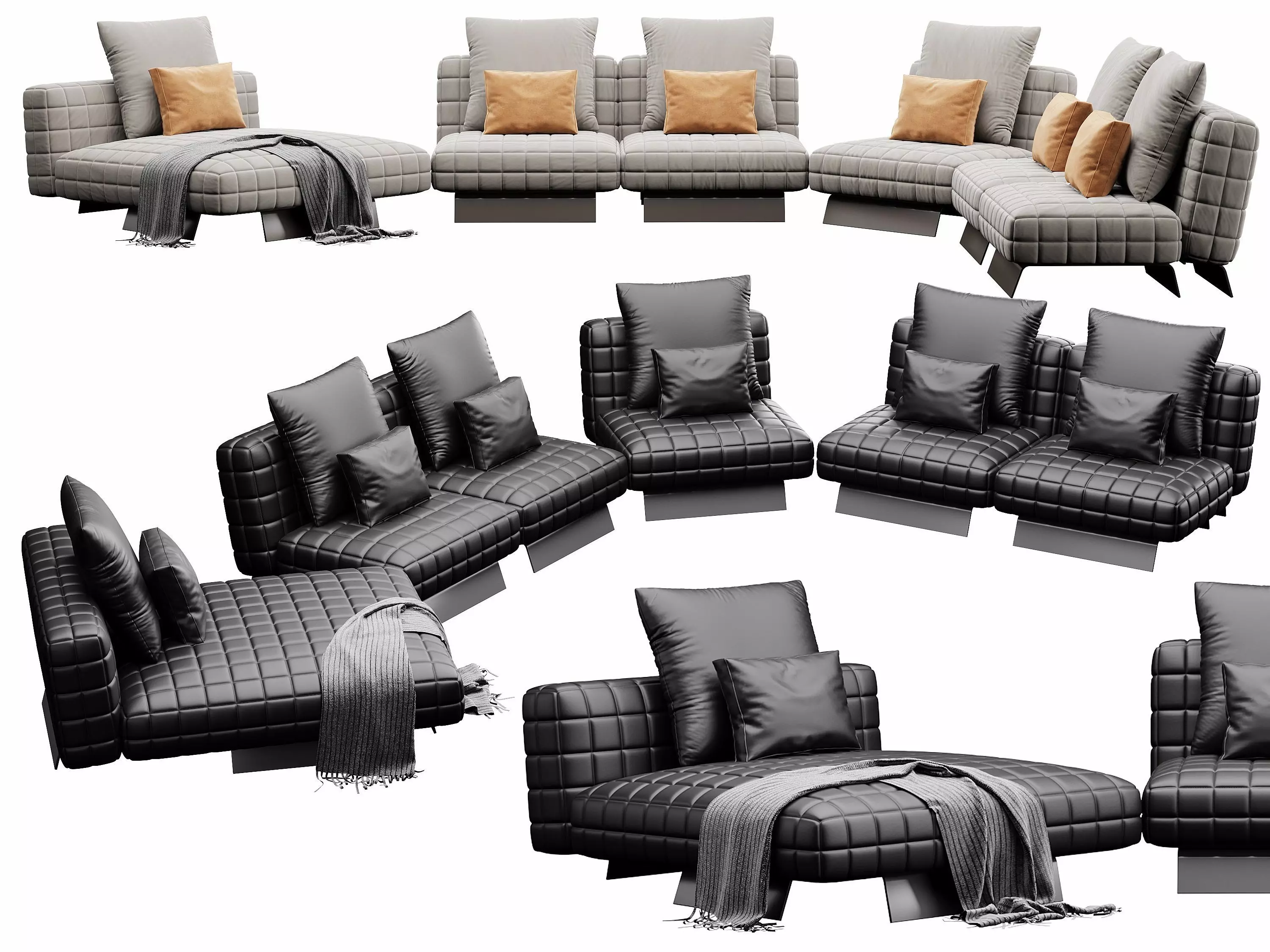Twiggy Sofaset 3D model