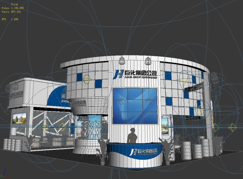 Exhibition - Area - 16X13-3DMAX2011-012 3D model_3