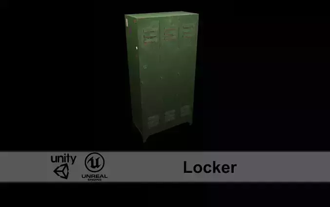 Locker Prop Gameasset Interior