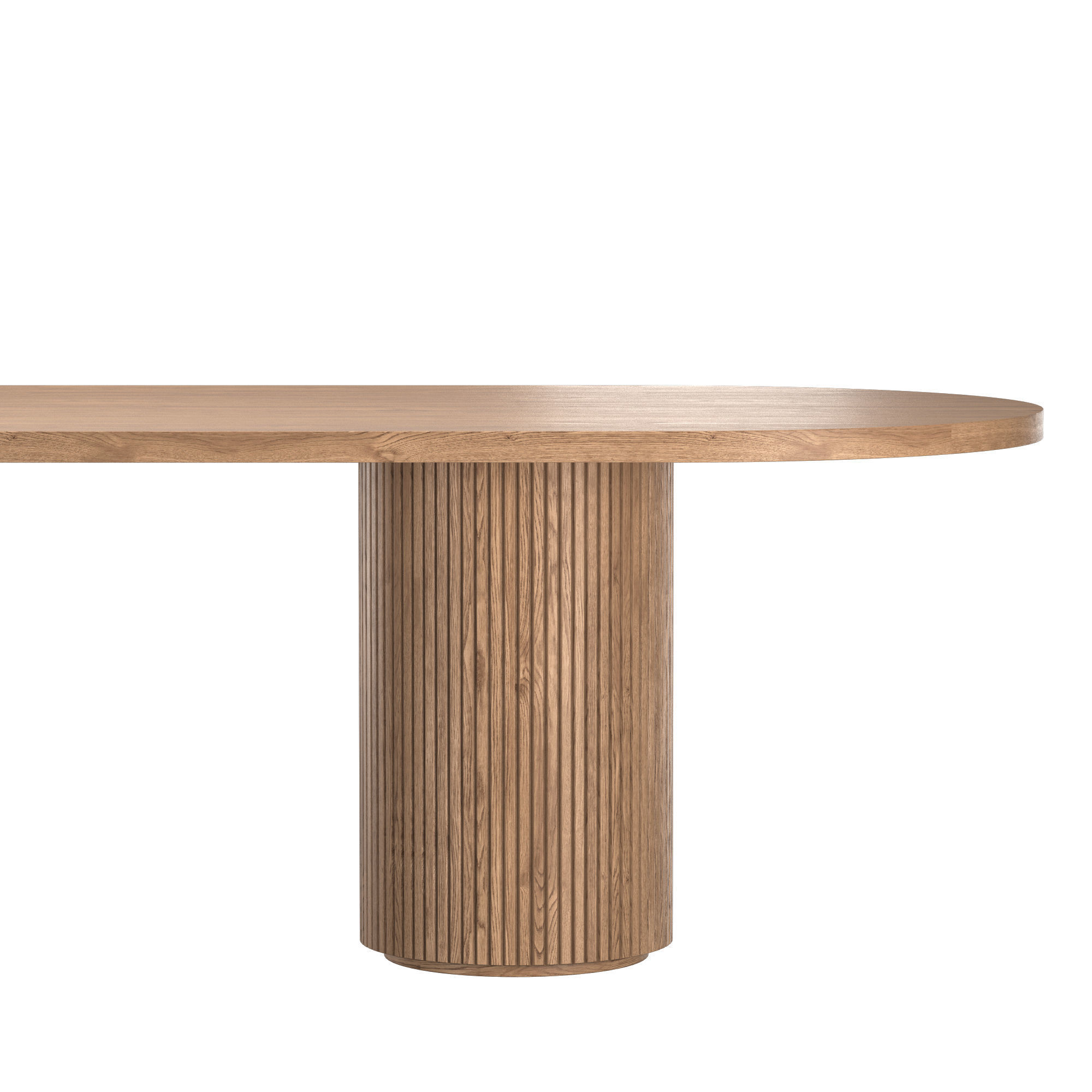 BYRON COLUMN RECTANGULAR DINING TABLE 3D model_3