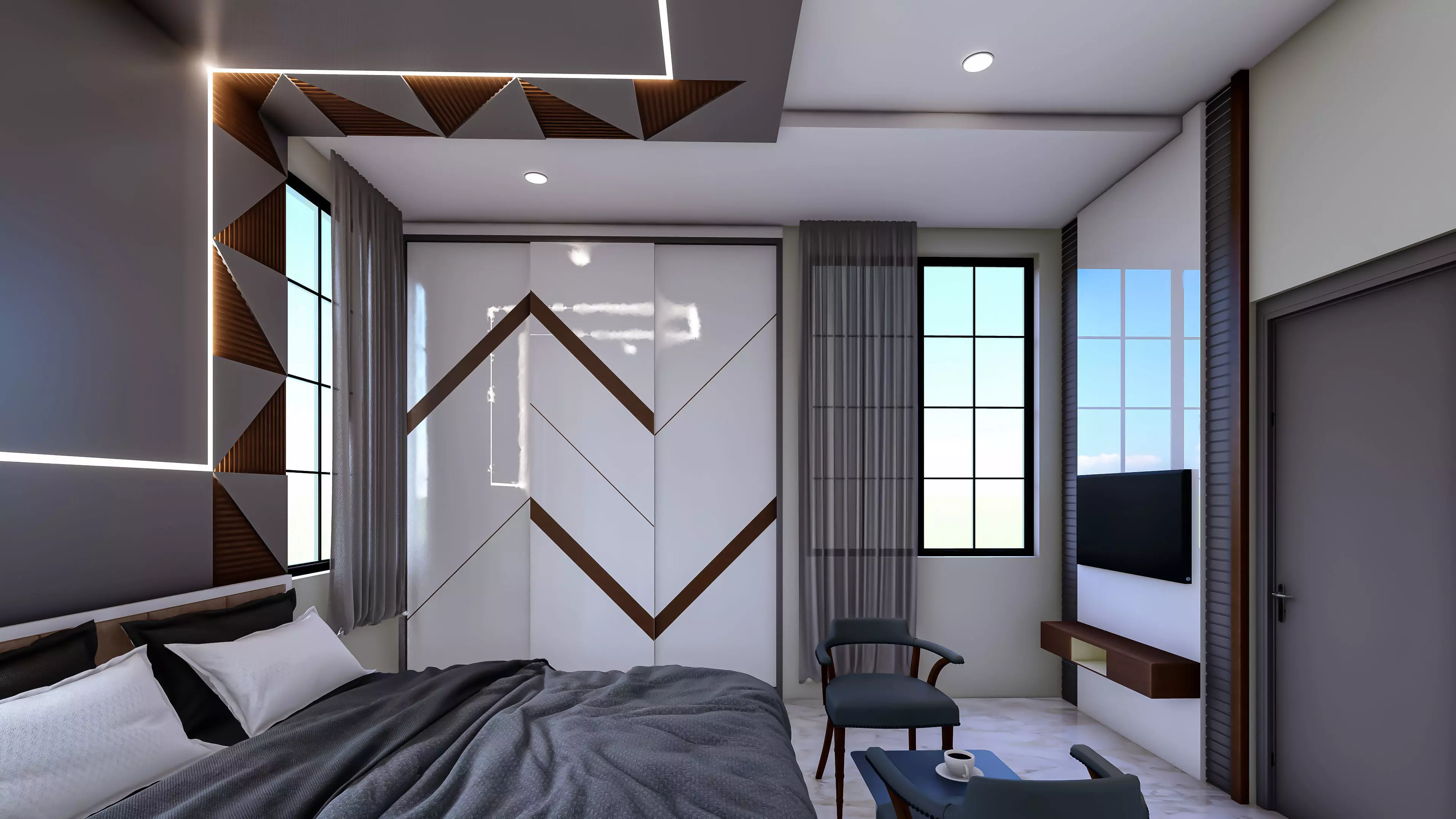 bedroom interior 3D model