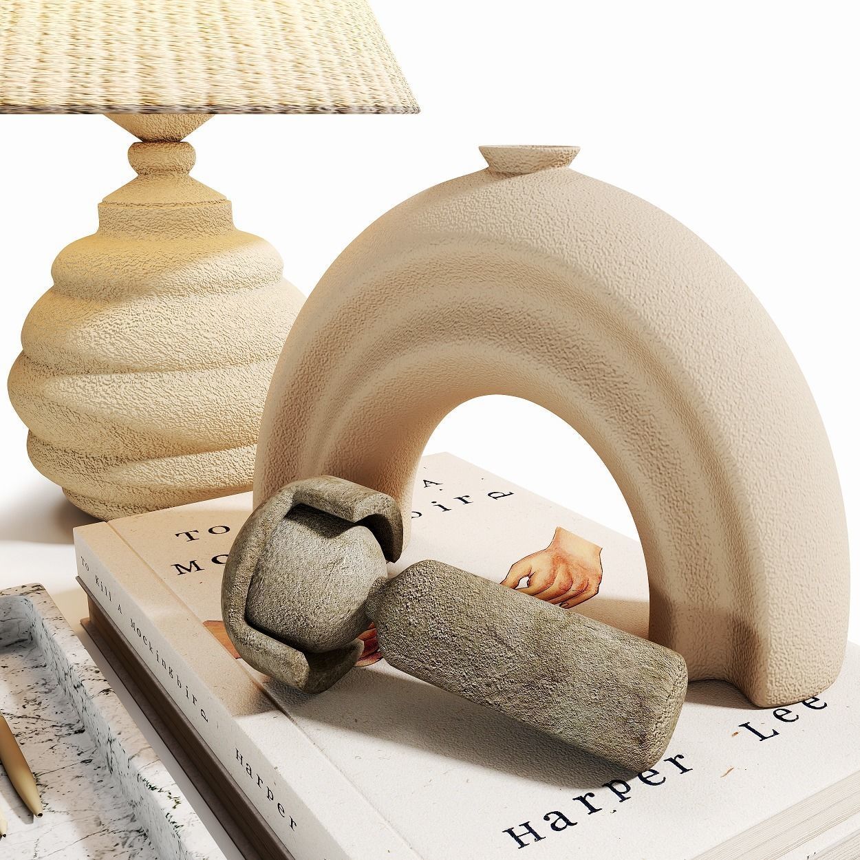 Decorative set 005 Free 3D model_5