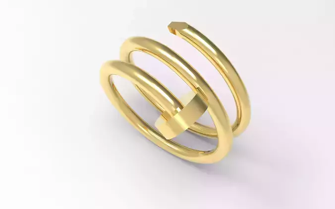 Nail Double  Ring 16  mm