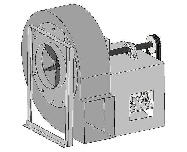Ventilador Dayton 3C540 3D model