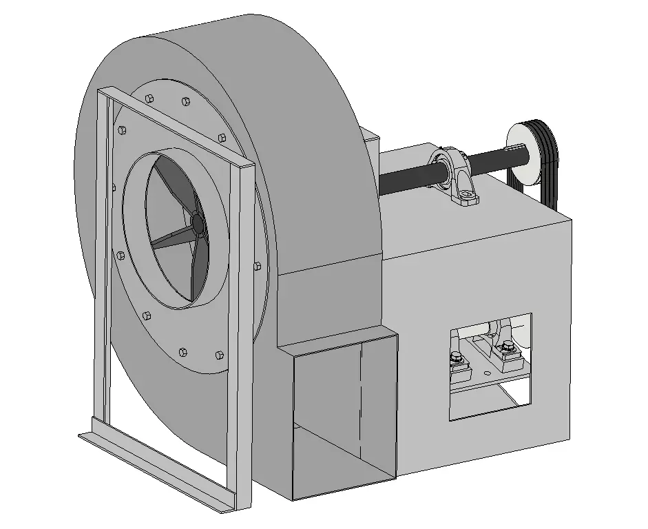 Ventilador Dayton 3C540 3D model