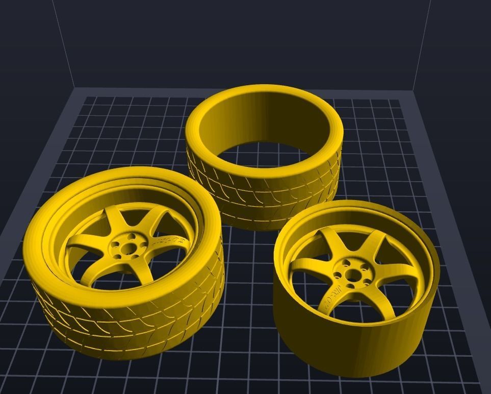 HX-02 wheels for modeler 3D model_2