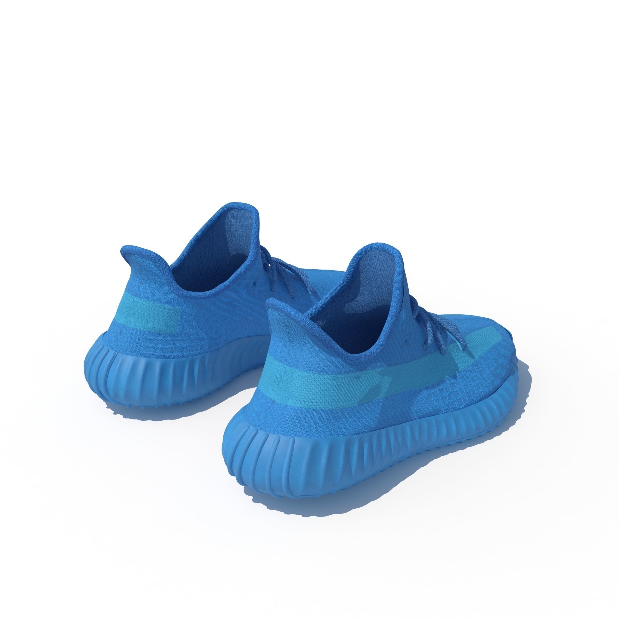 Adidas Yeezy 350 Blue 3D model | CGTrader