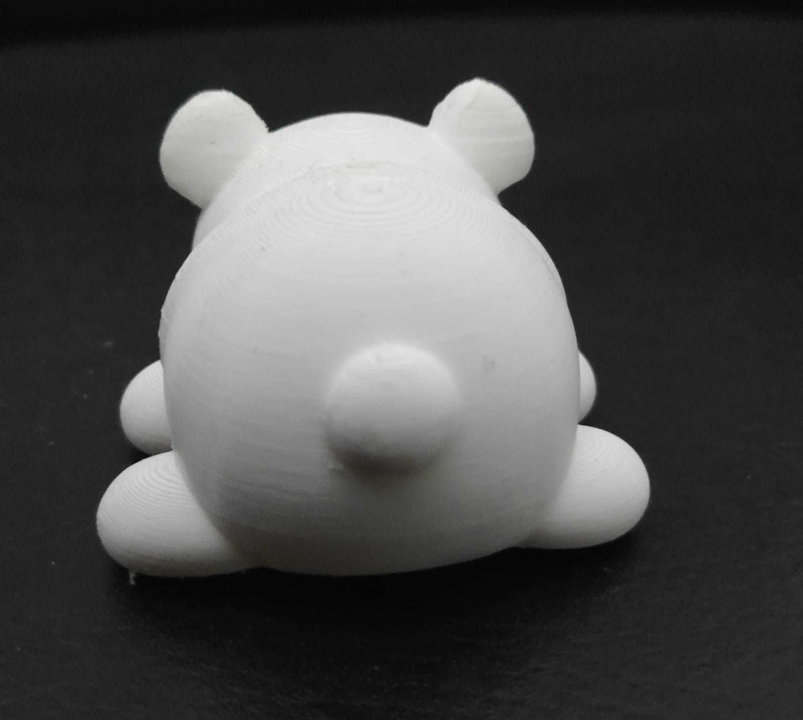 Lying Cute Panda 3D print model_9