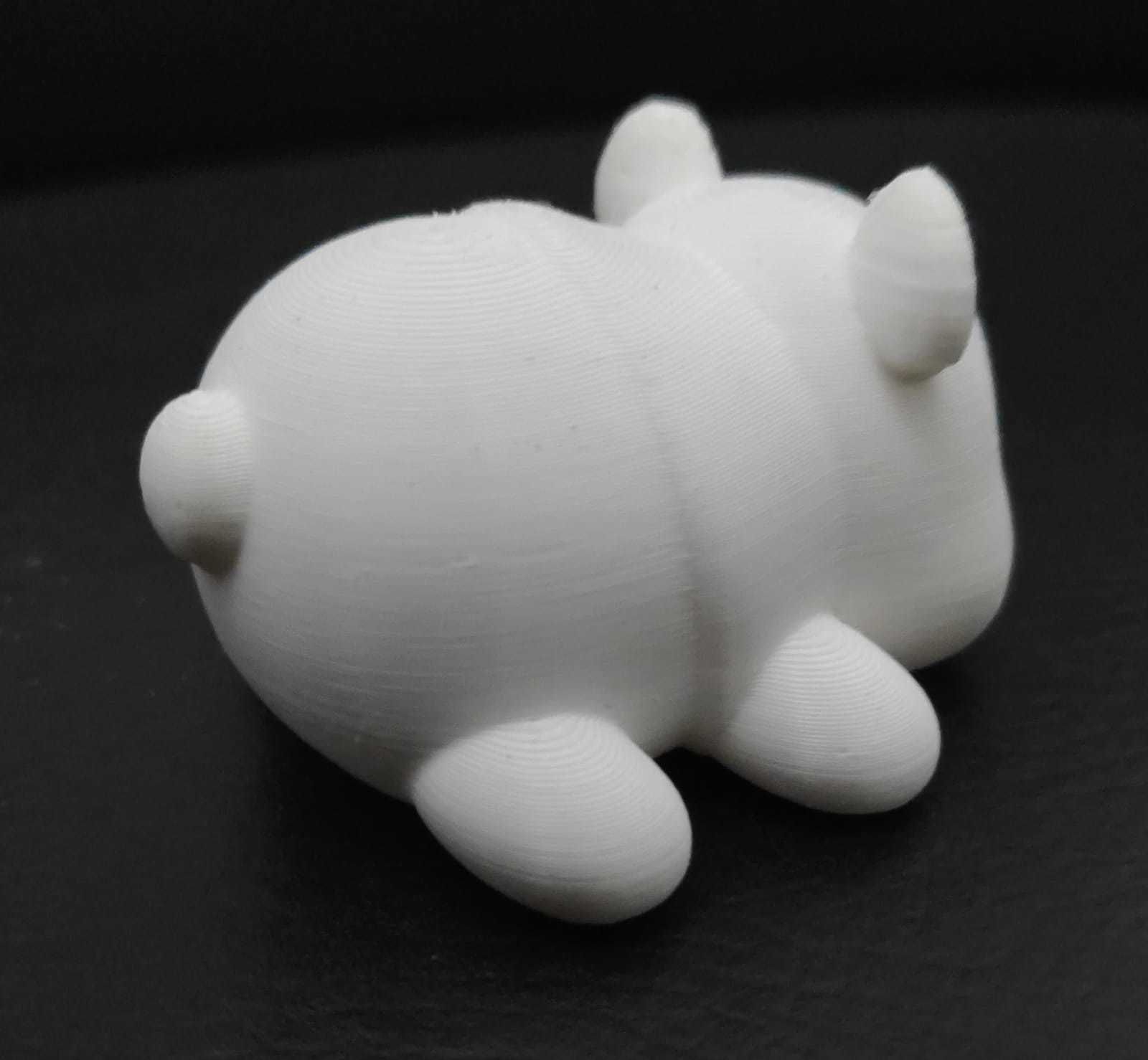 Lying Cute Panda 3D print model_11